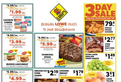 Lowe's Market Weekly Ad September 9 - 15, 2026