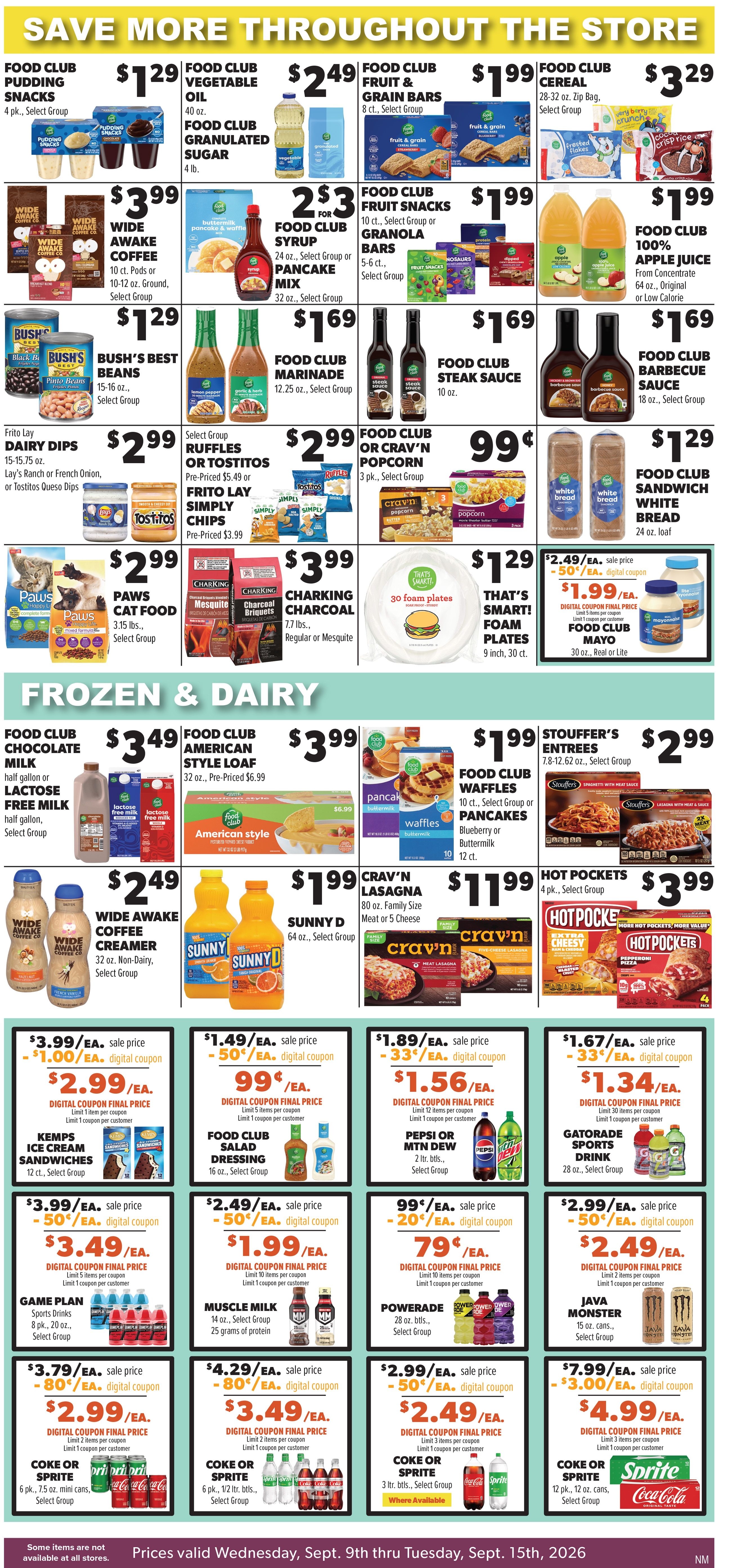 Lowe's Market Weekly Ad September 9 - 15, 2026