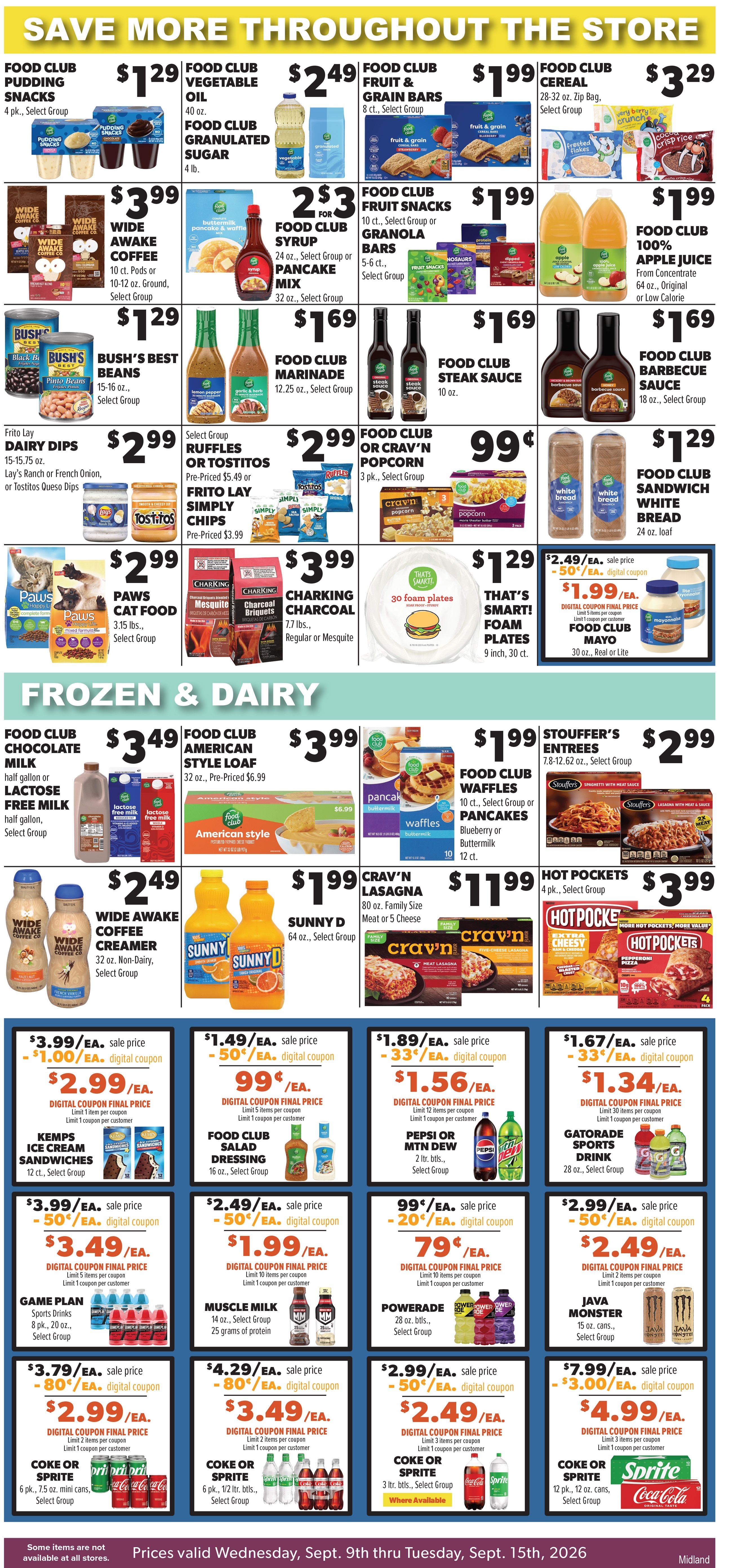 Lowe's Mercado (Midland, TX) Weekly Ad September 9 - 15, 2026