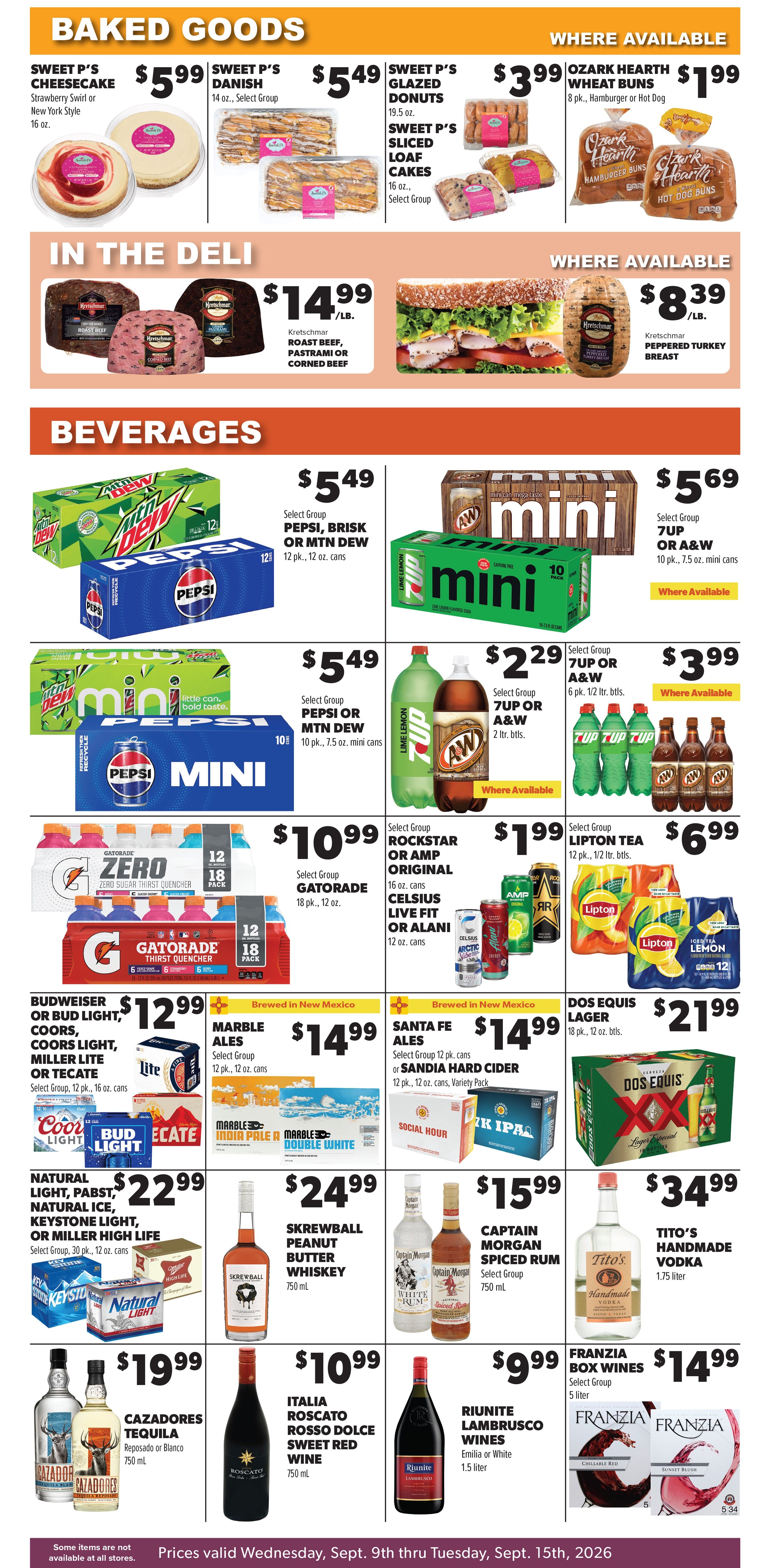 Super Save Weekly Ad September 9 - 15, 2026
