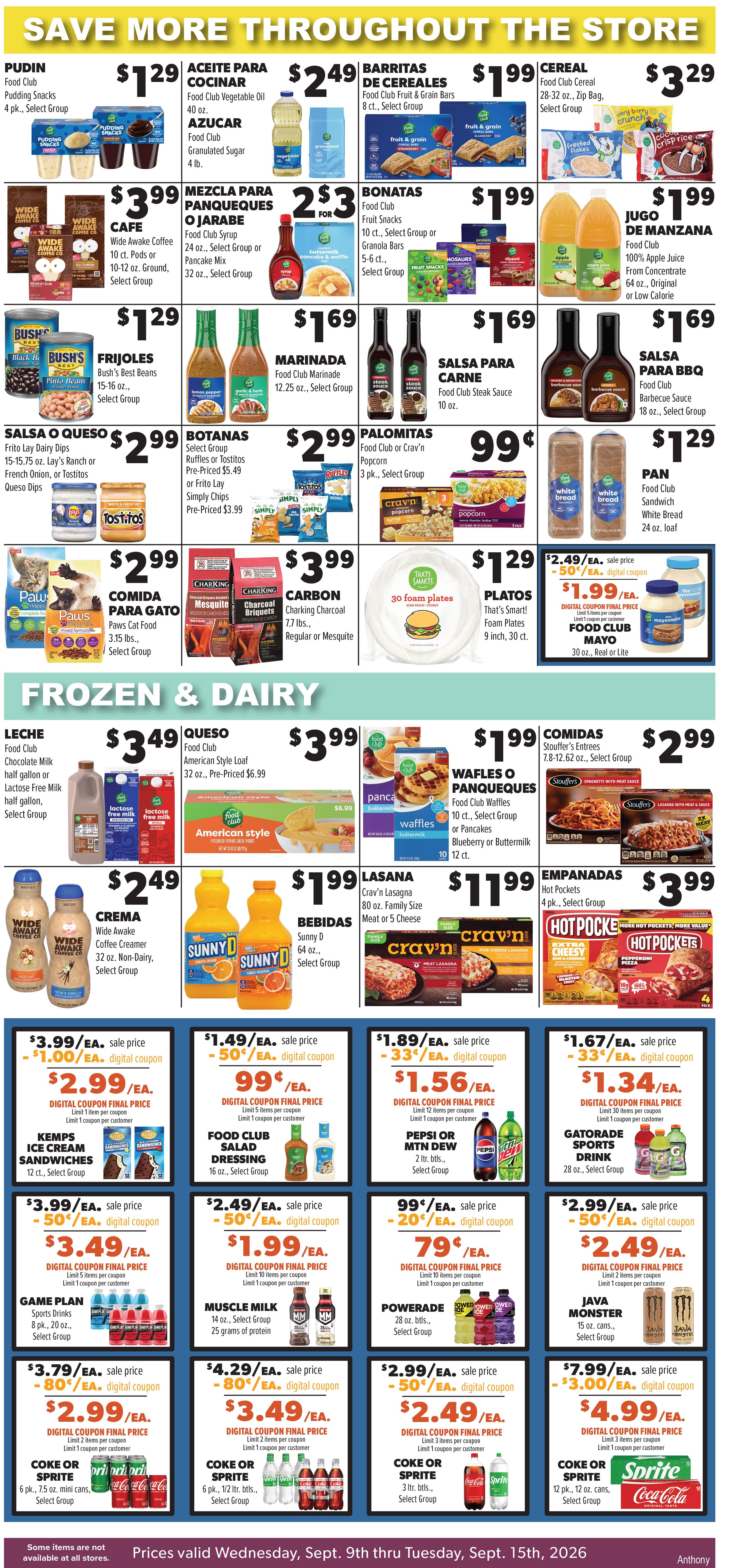 Lowe's Mercado (Anthony, TX) Weekly Ad September 9 - 15, 2026