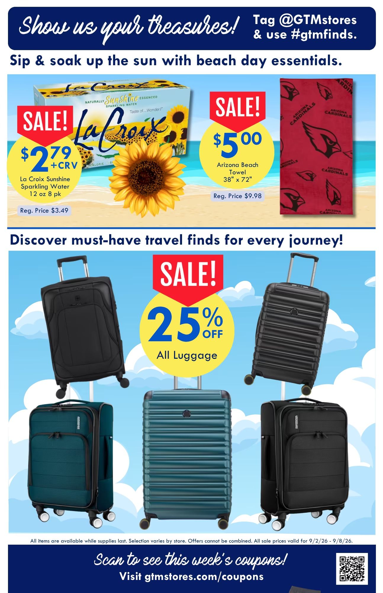 GTM Discount General Store Weekly Ad September 2 - 8, 2026