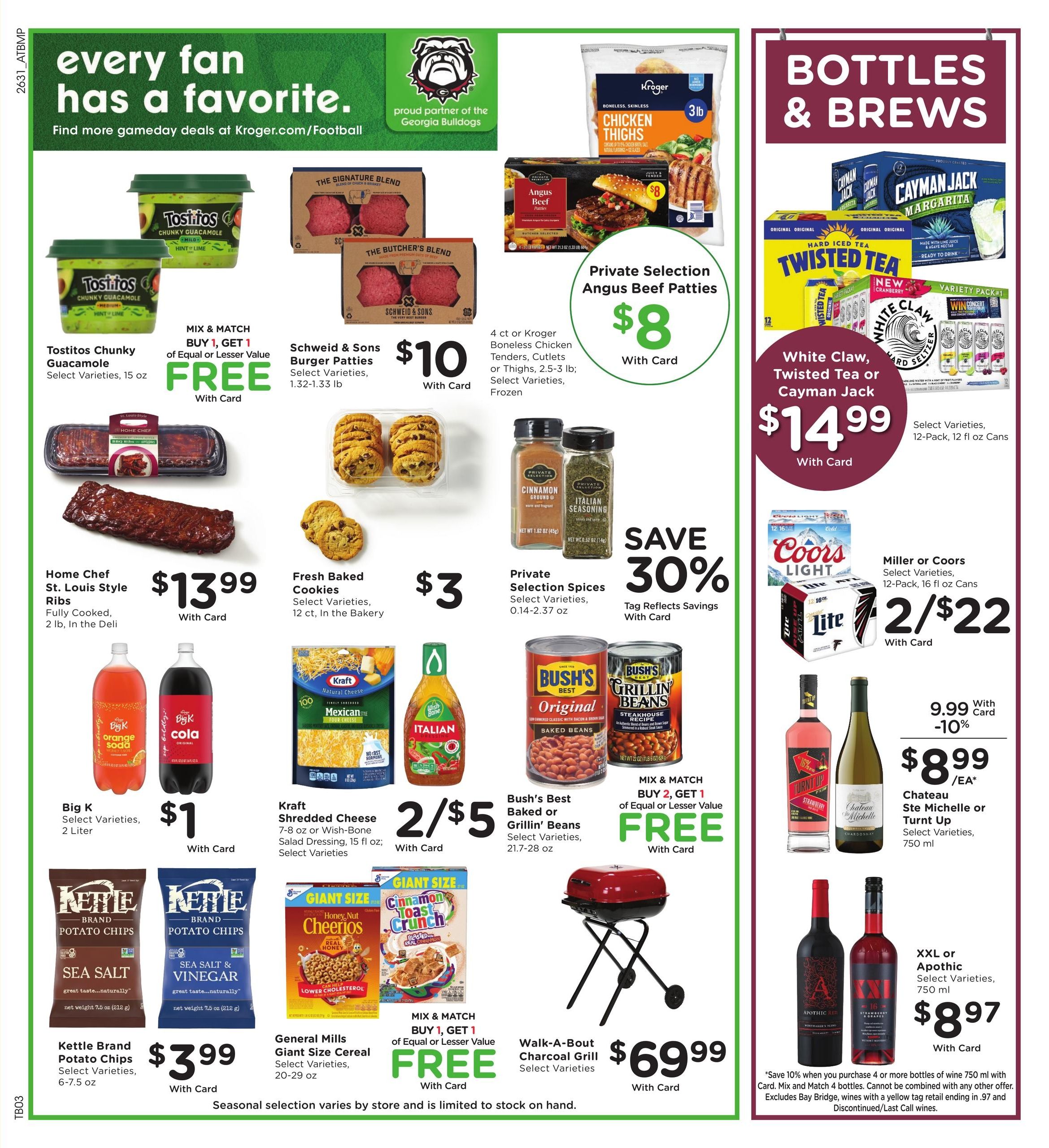 Kroger (Jeffersonville Area, GA) Weekly Ad September 2 - 8, 2026