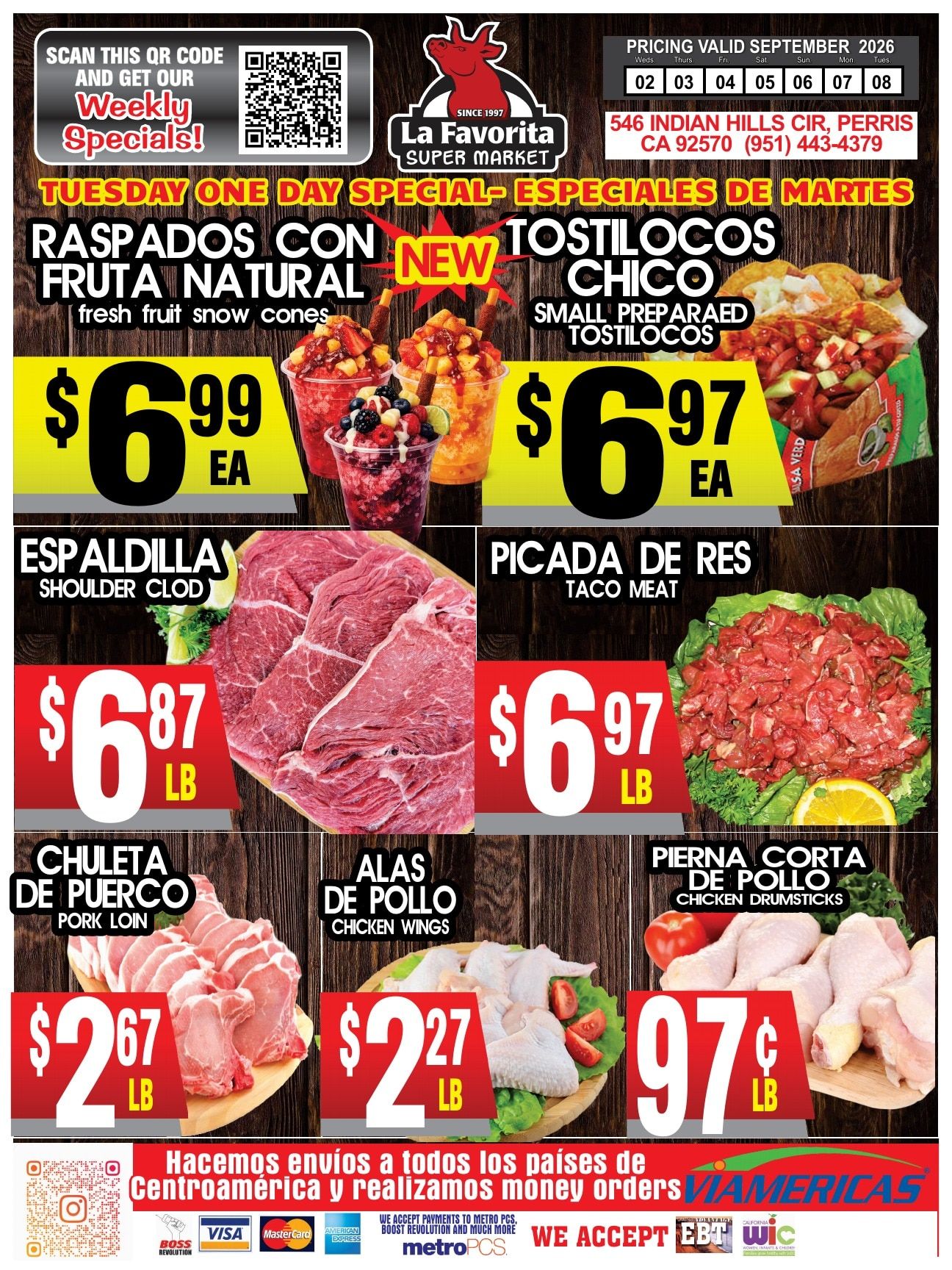 La Favorita Super Market Weekly Ad September 2 - 8, 2026