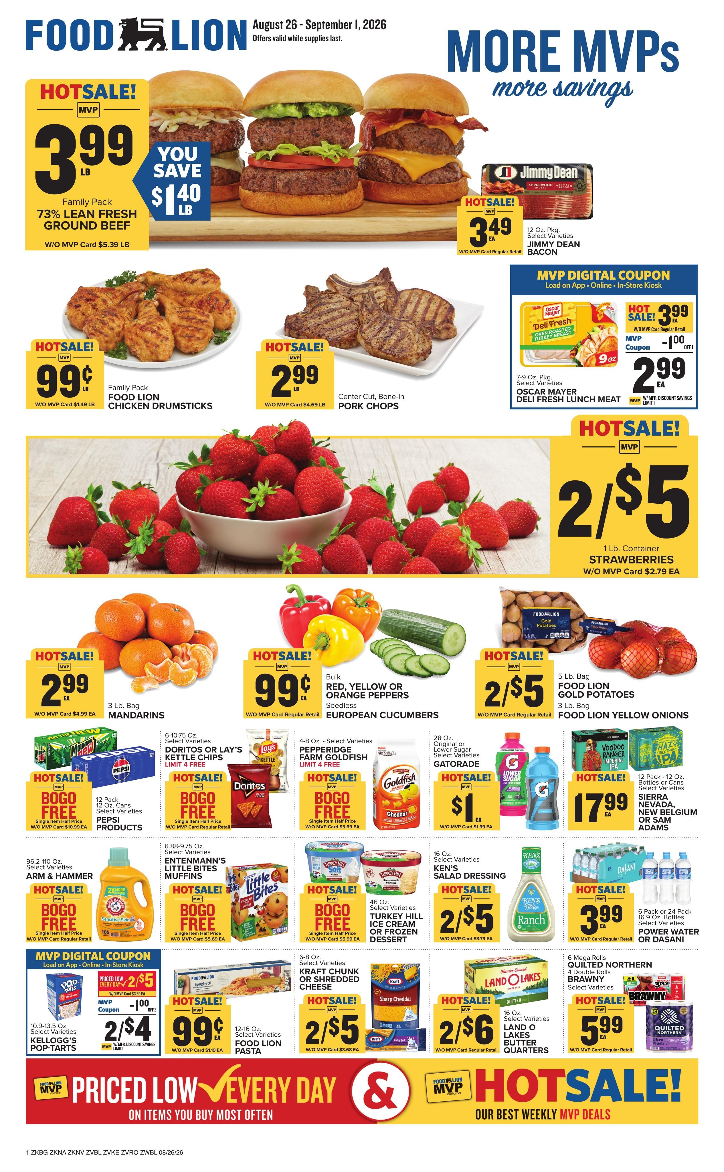 Food Lion (Smiths Grove Area, KY) Weekly Ad August 26 - September 1, 2026