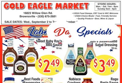 Gold Eagle Market Weekly Ad September 9 - 15, 2026