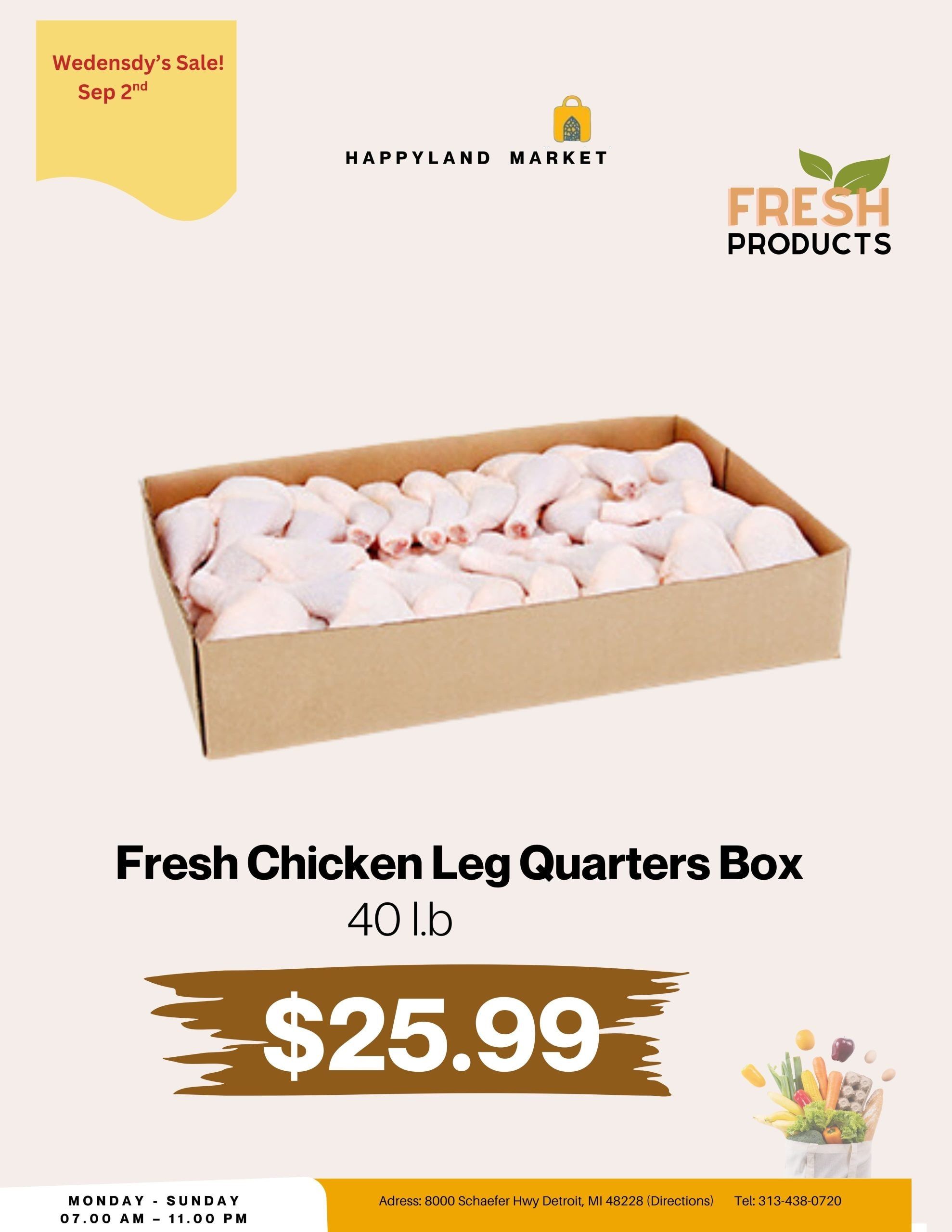 Happy Land Market (8000 Schaefer Highway, Detroit, MI) Weekly Ad September 2 - 2, 2026