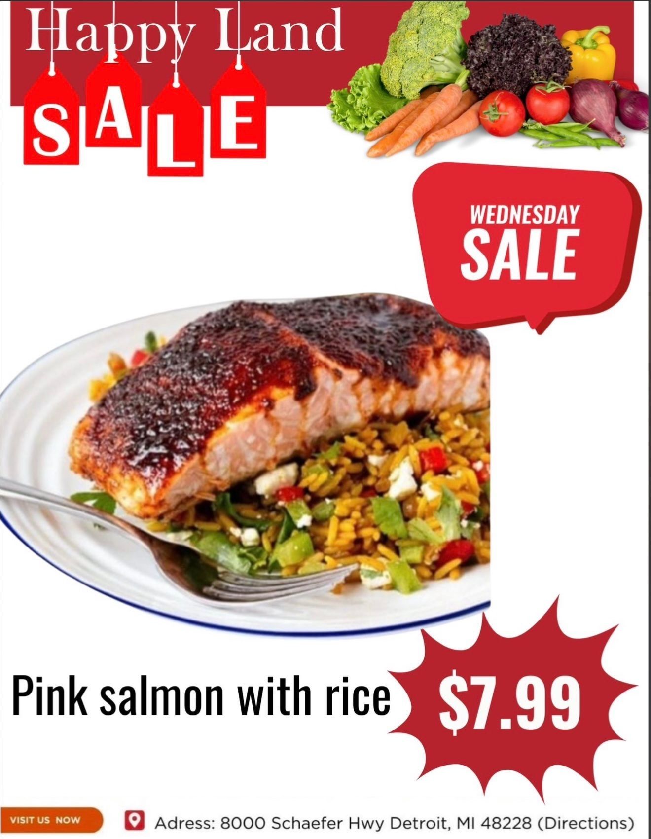 Happy Land Market (8000 Schaefer Highway, Detroit, MI) Weekly Ad September 2 - 2, 2026