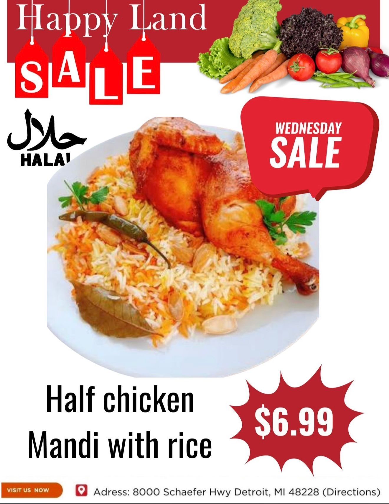Happy Land Market (8000 Schaefer Highway, Detroit, MI) Weekly Ad September 2 - 2, 2026