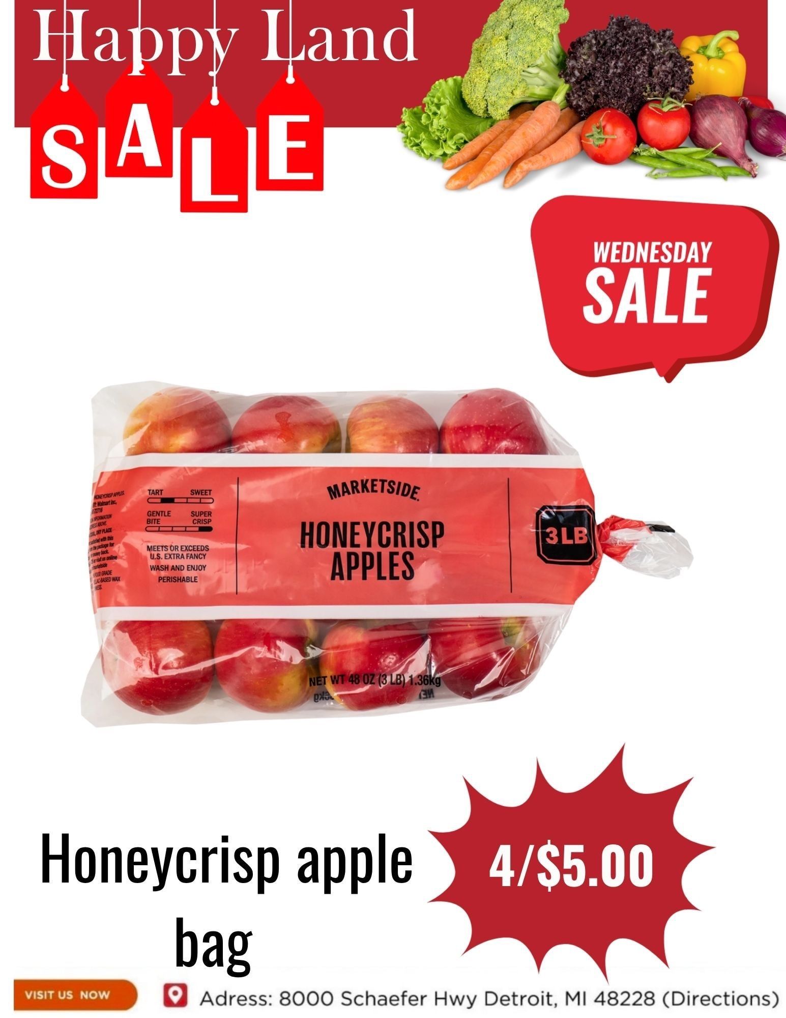Happy Land Market (8000 Schaefer Highway, Detroit, MI) Weekly Ad September 2 - 2, 2026
