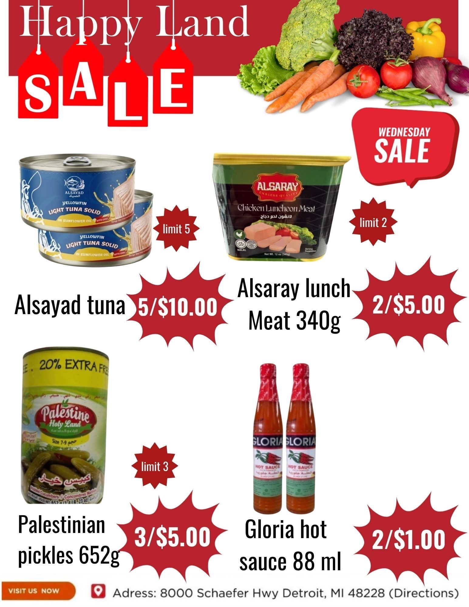 Happy Land Market (8000 Schaefer Highway, Detroit, MI) Weekly Ad September 2 - 2, 2026
