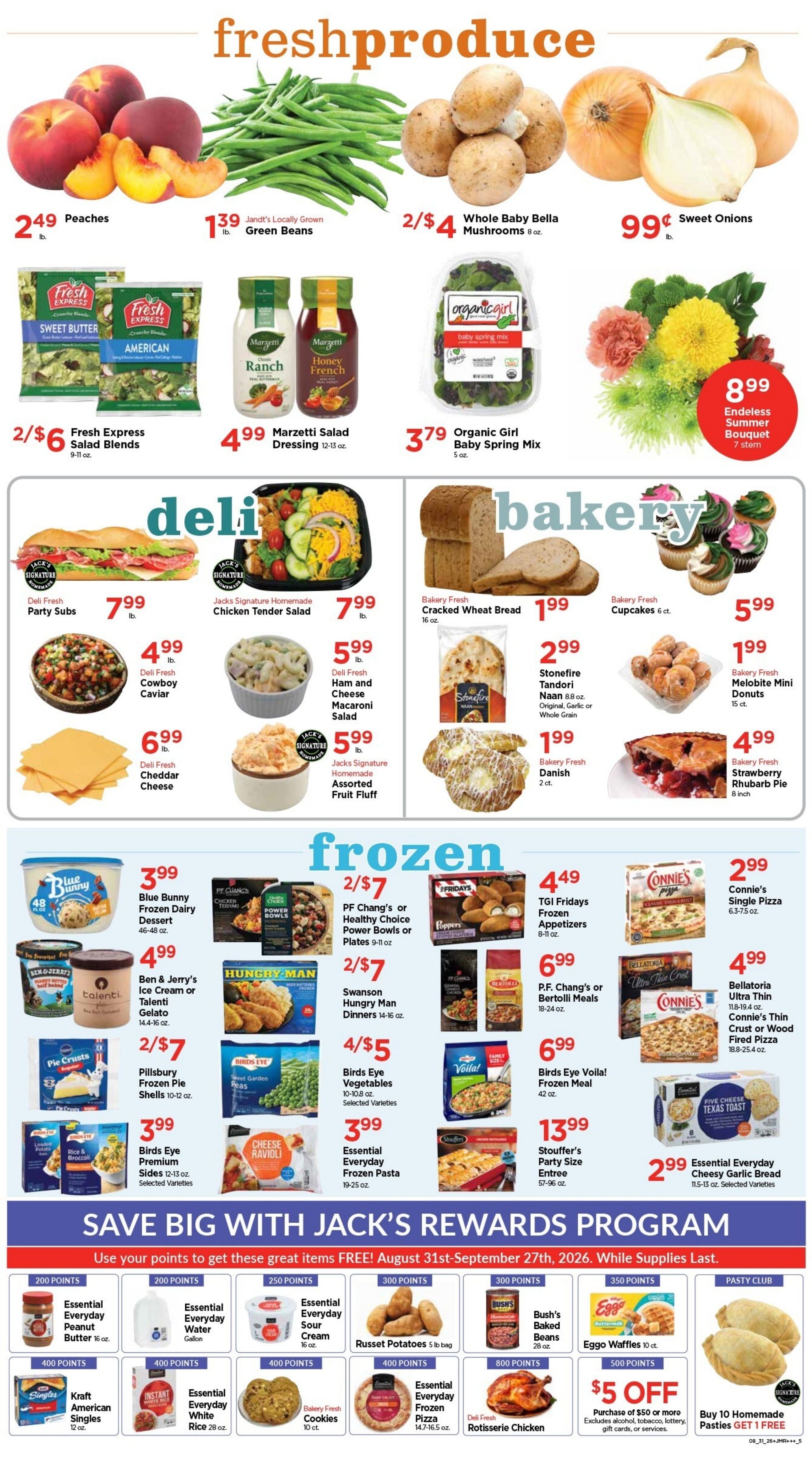 Jack's Fresh Market Weekly Ad August 31 - September 6, 2026
