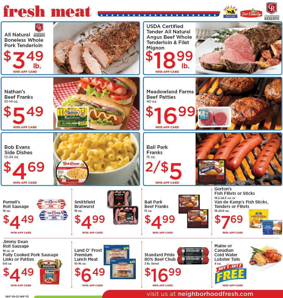 Neighborhood Fresh Weekly Ad September 2 - 8, 2026