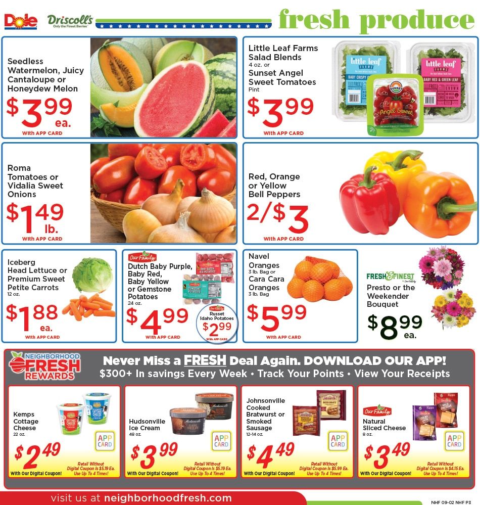 Neighborhood Fresh Weekly Ad September 2 - 8, 2026
