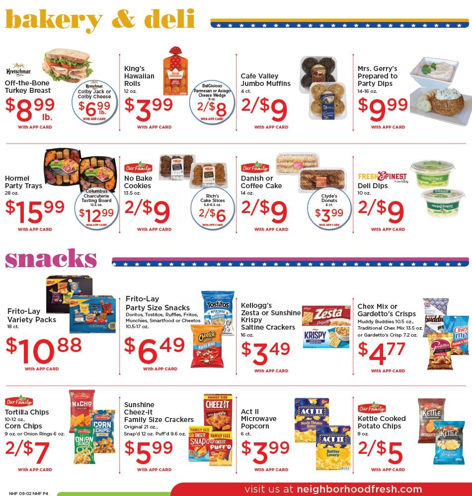 Neighborhood Fresh Weekly Ad September 2 - 8, 2026