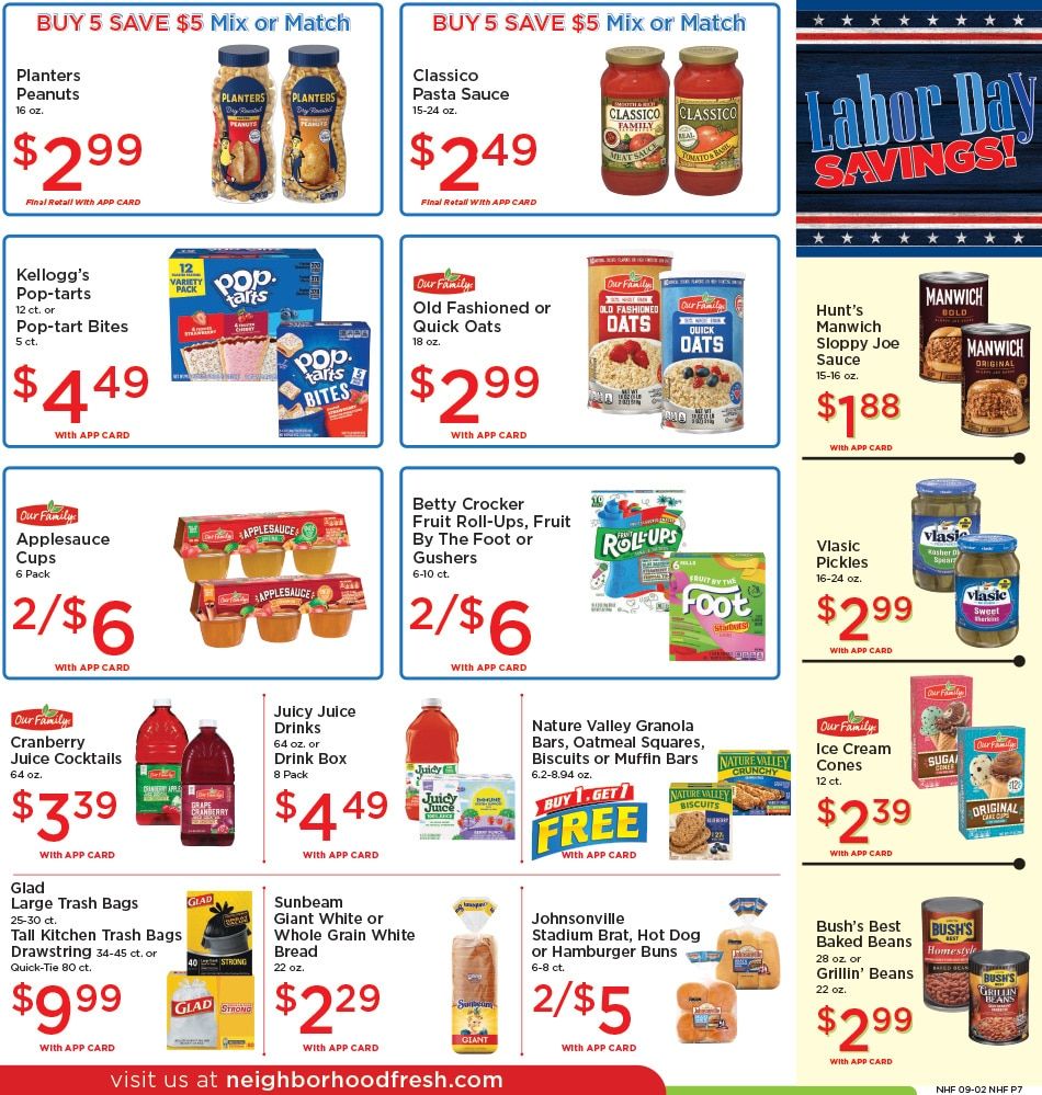 Neighborhood Fresh Weekly Ad September 2 - 8, 2026