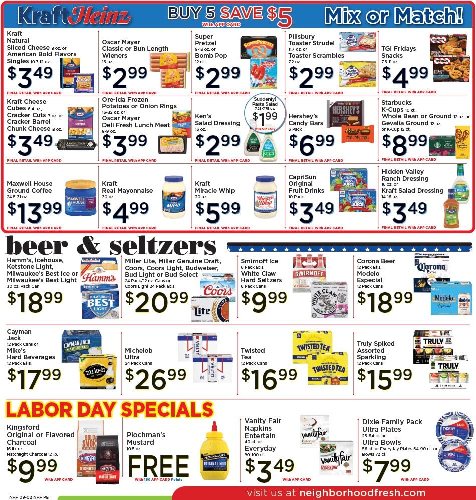 Neighborhood Fresh Weekly Ad September 2 - 8, 2026