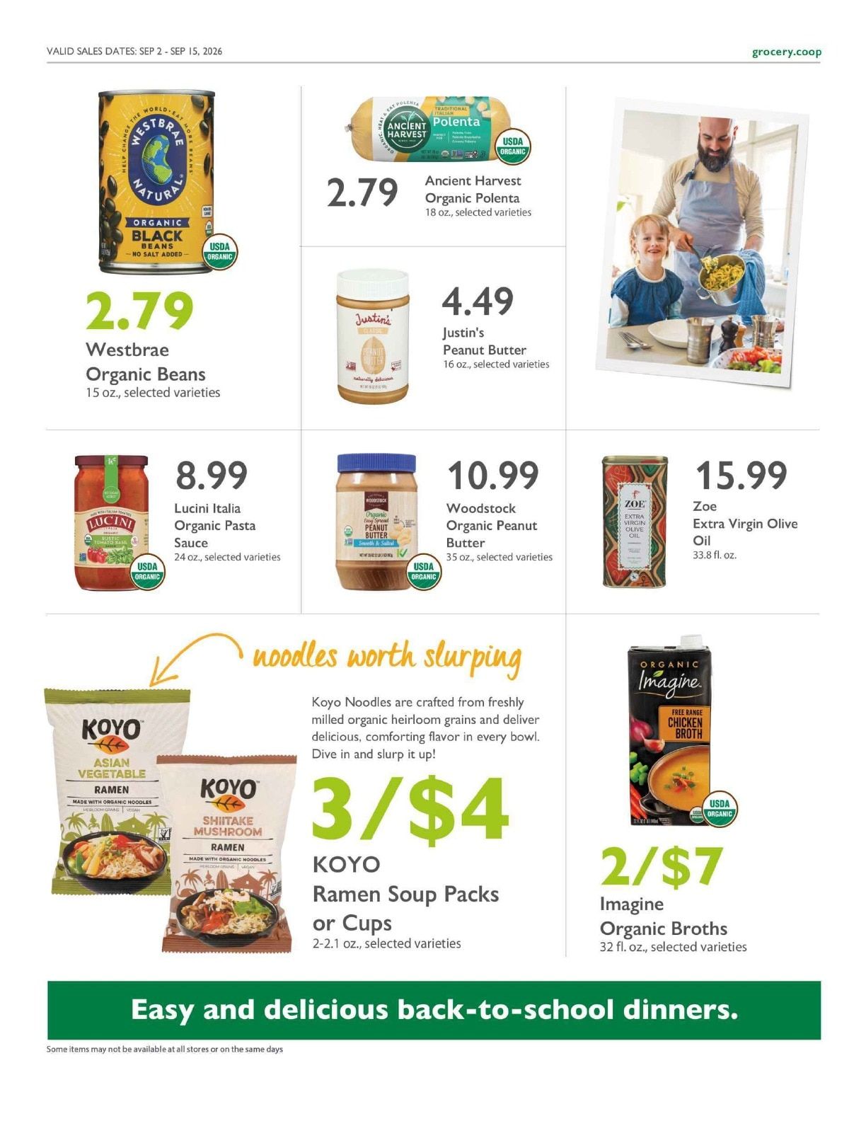 Valley Natural Foods Co+op Deals Weekly Ad September 2 - 15, 2026