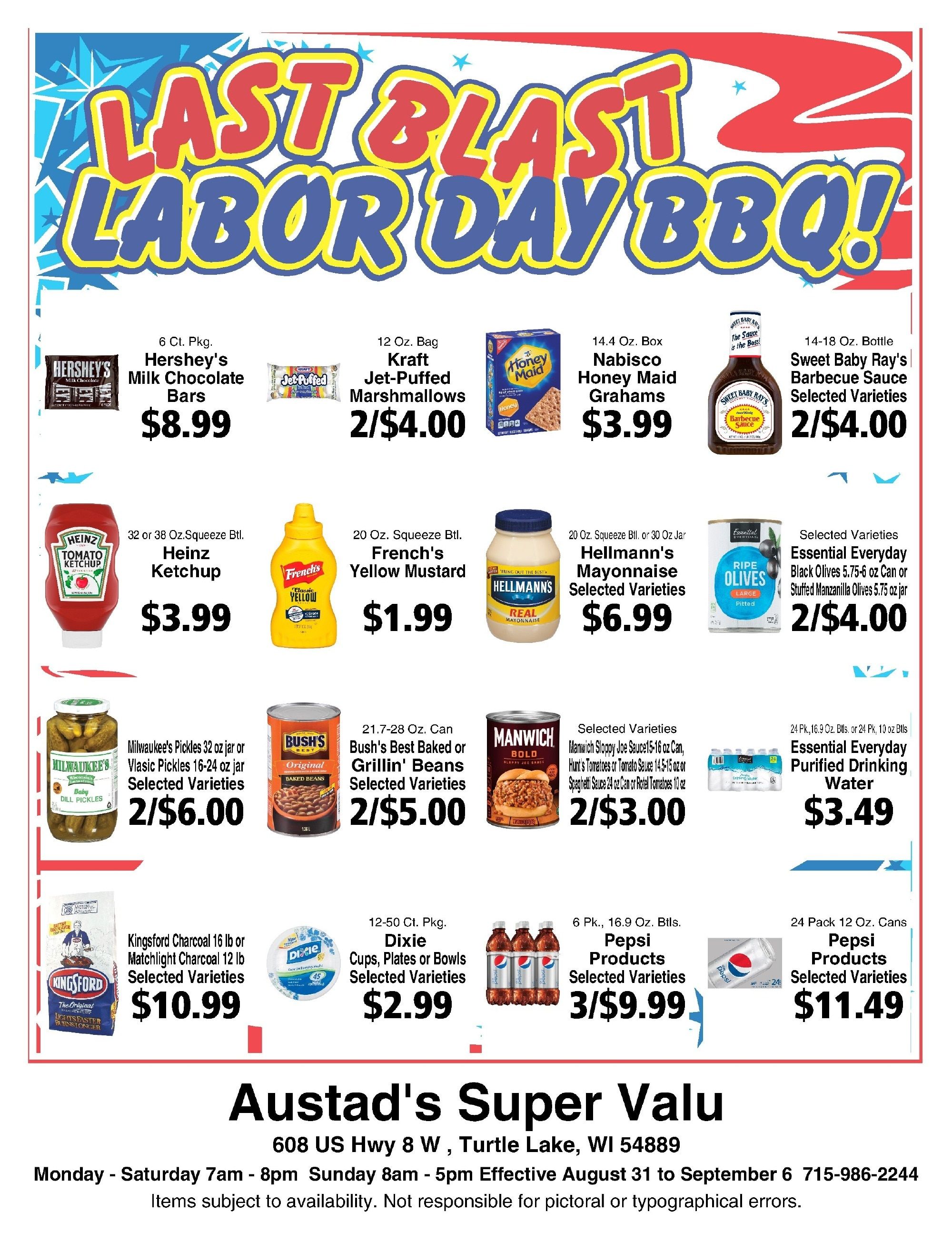Austad's Supervalu Weekly Ad August 31 - September 6, 2026