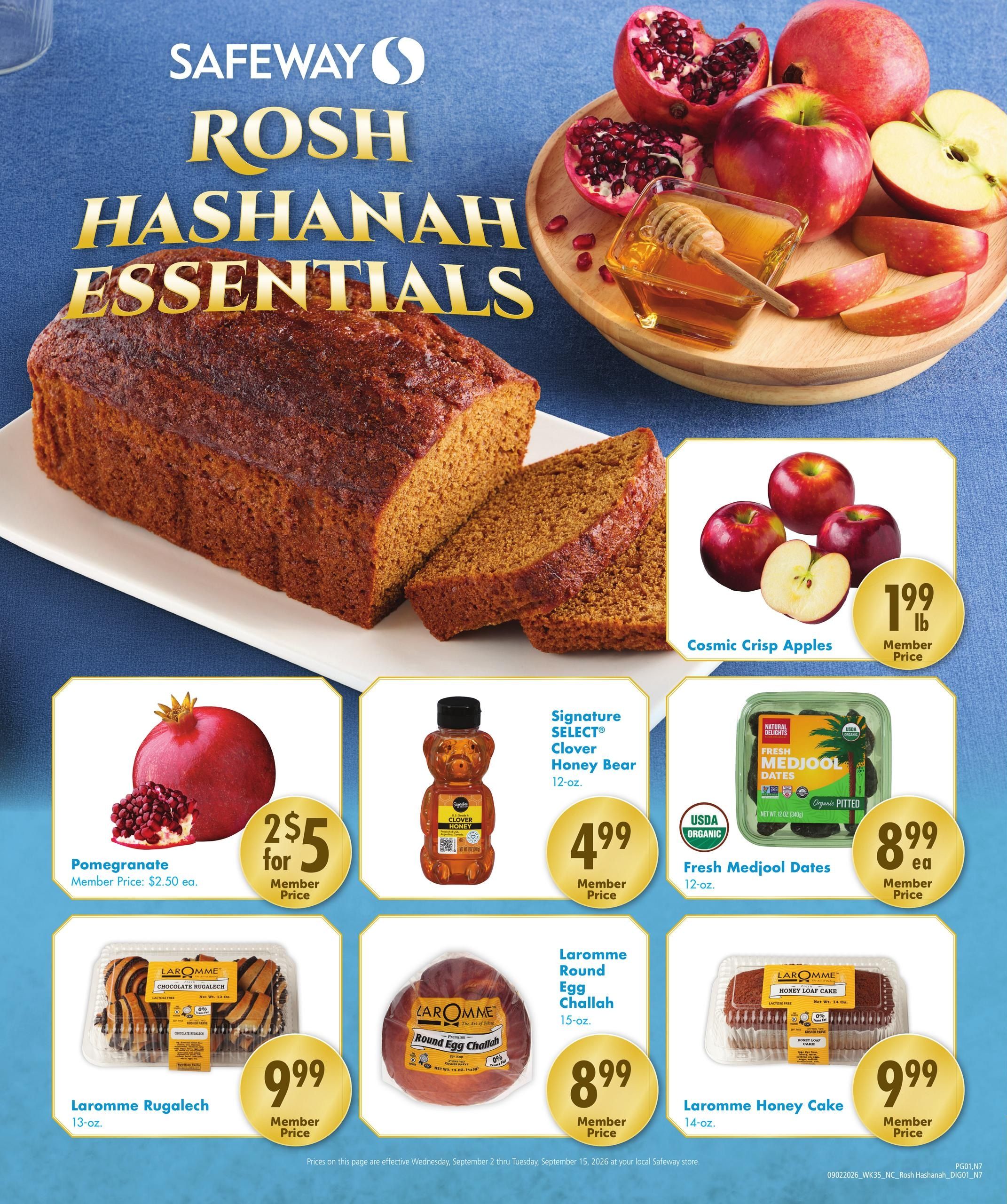 Safeway (Oakland Area, CA) Specialty Publication Weekly Ad September 2 - 15, 2026