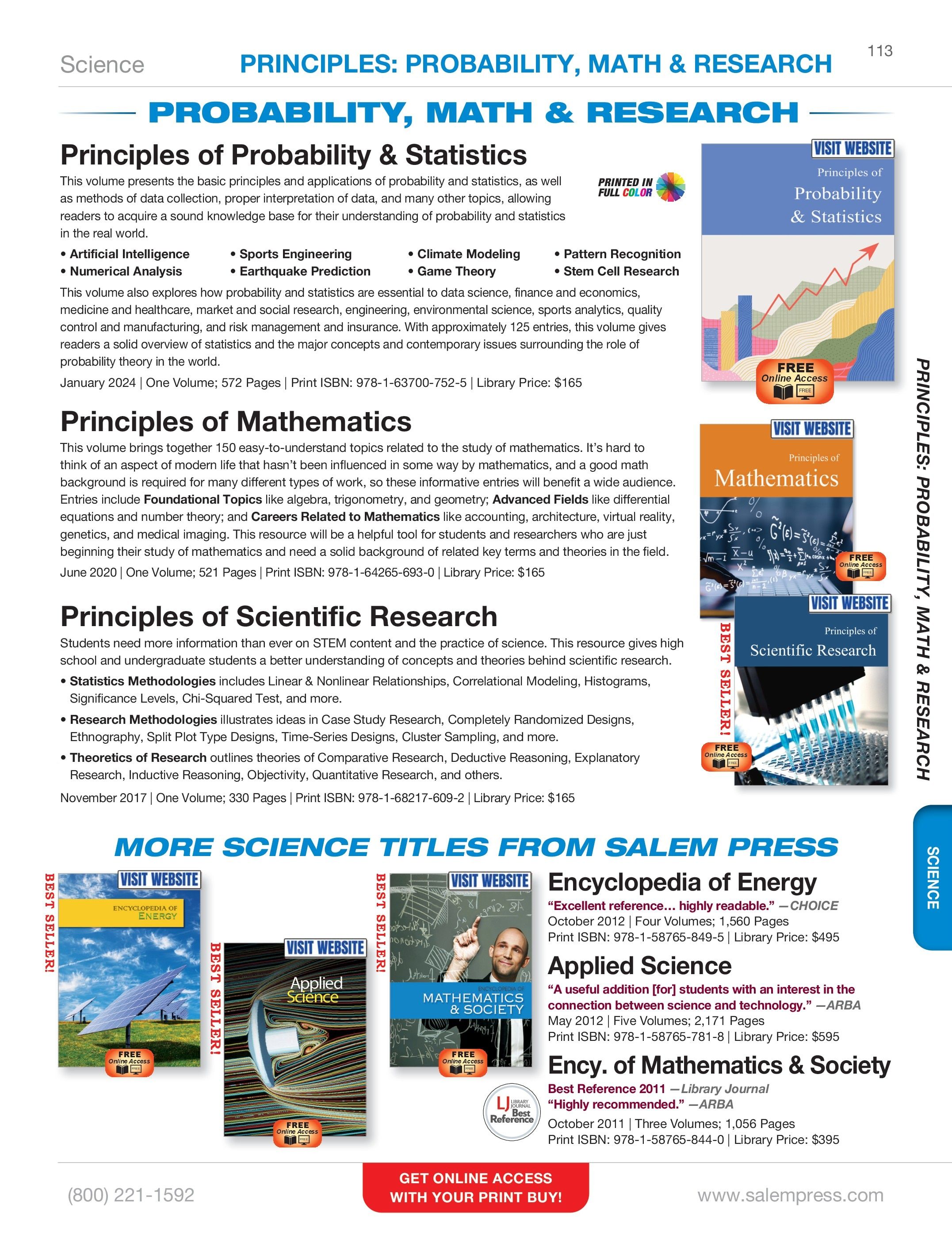 Salem Press Fall Catalog Weekly Ad January 1 - December 31, 2026