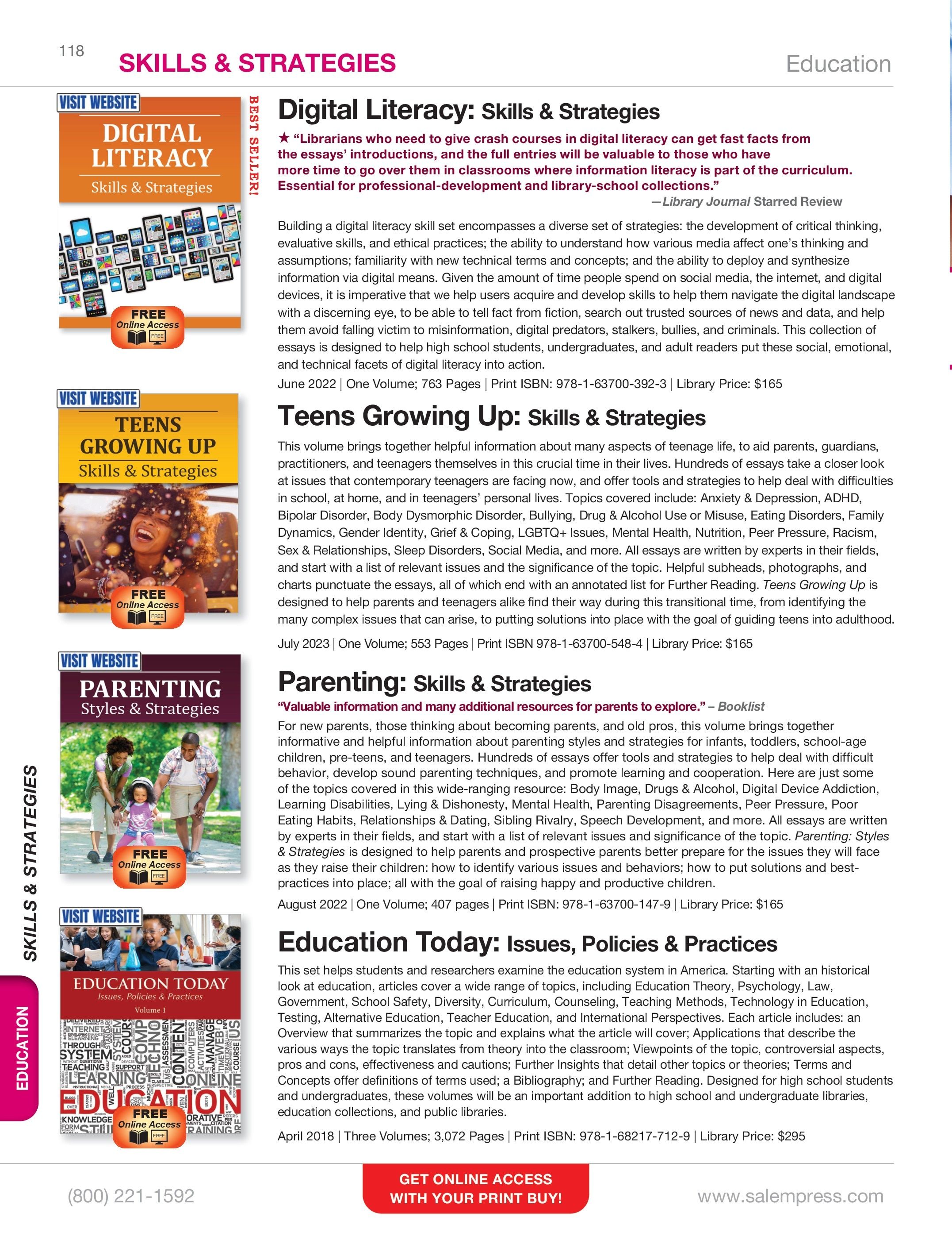 Salem Press Fall Catalog Weekly Ad January 1 - December 31, 2026