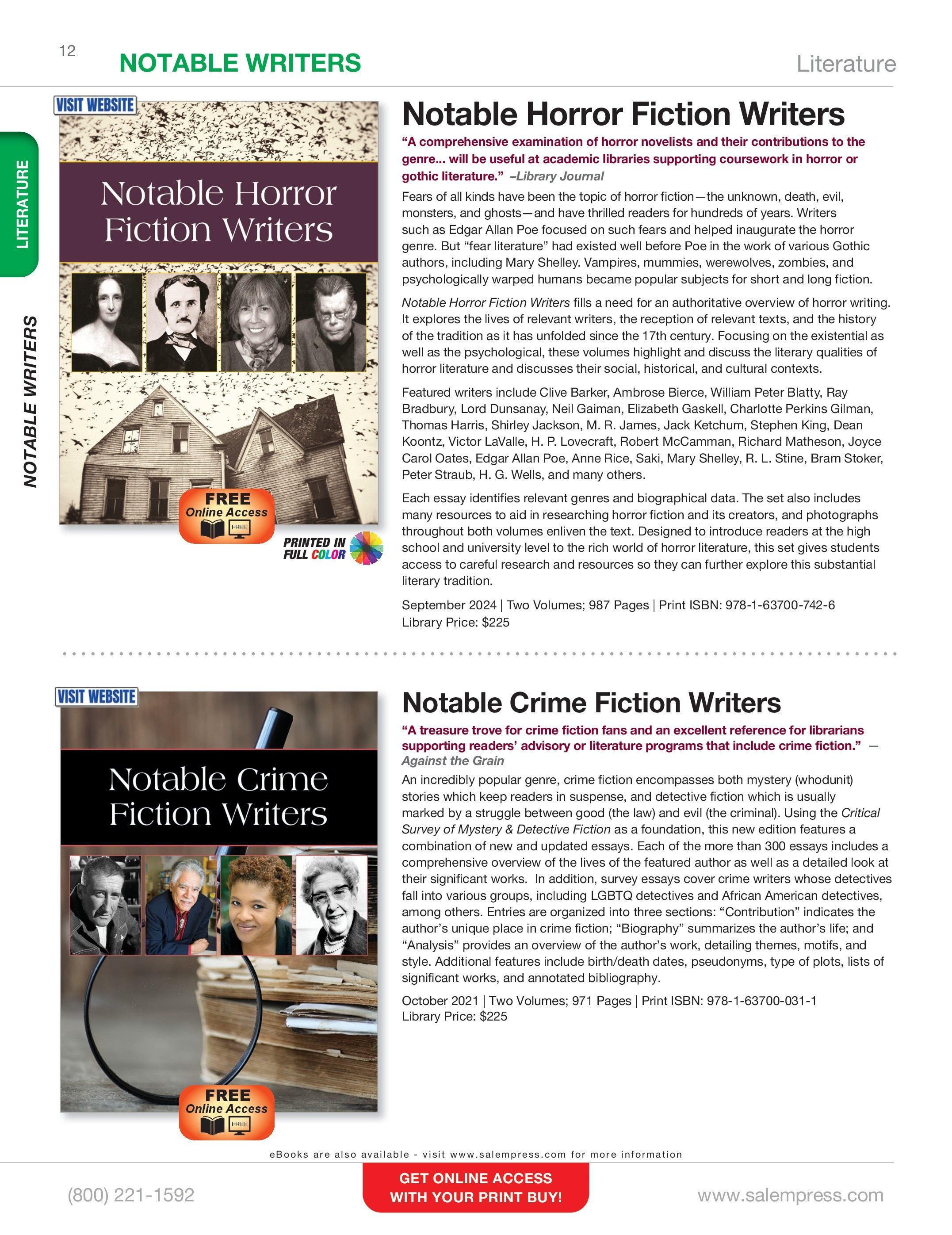 Salem Press Fall Catalog Weekly Ad January 1 - December 31, 2026