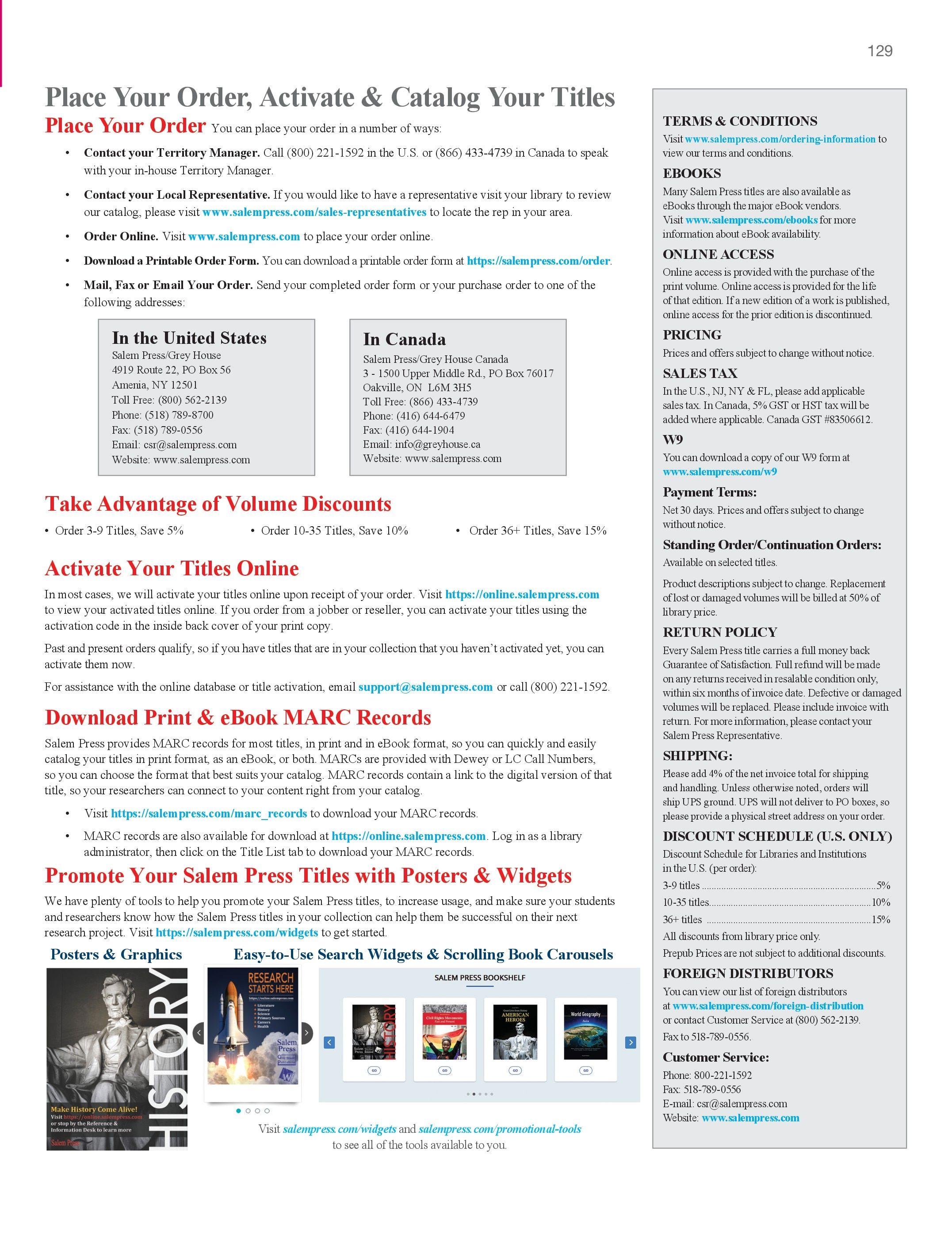 Salem Press Fall Catalog Weekly Ad January 1 - December 31, 2026