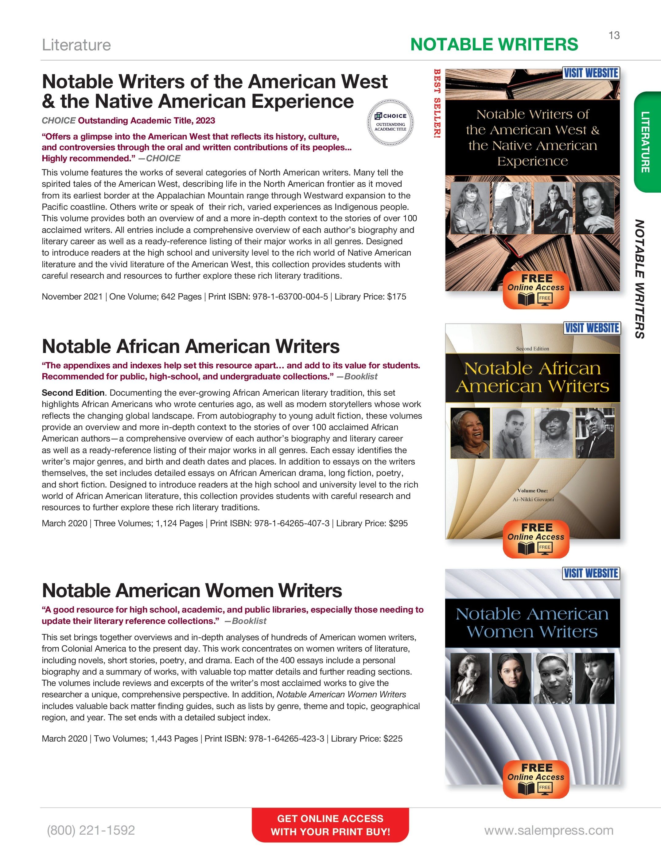 Salem Press Fall Catalog Weekly Ad January 1 - December 31, 2026