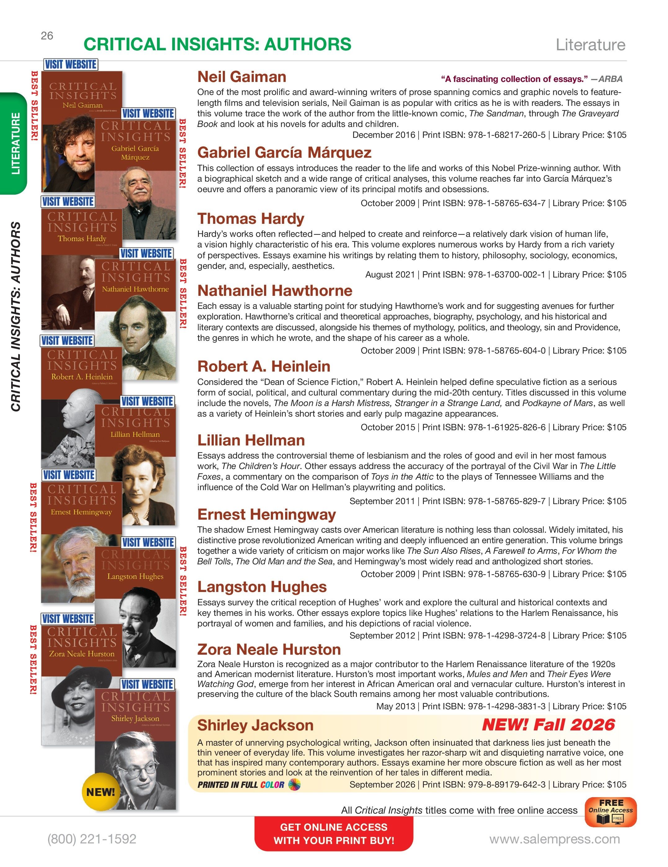 Salem Press Fall Catalog Weekly Ad January 1 - December 31, 2026