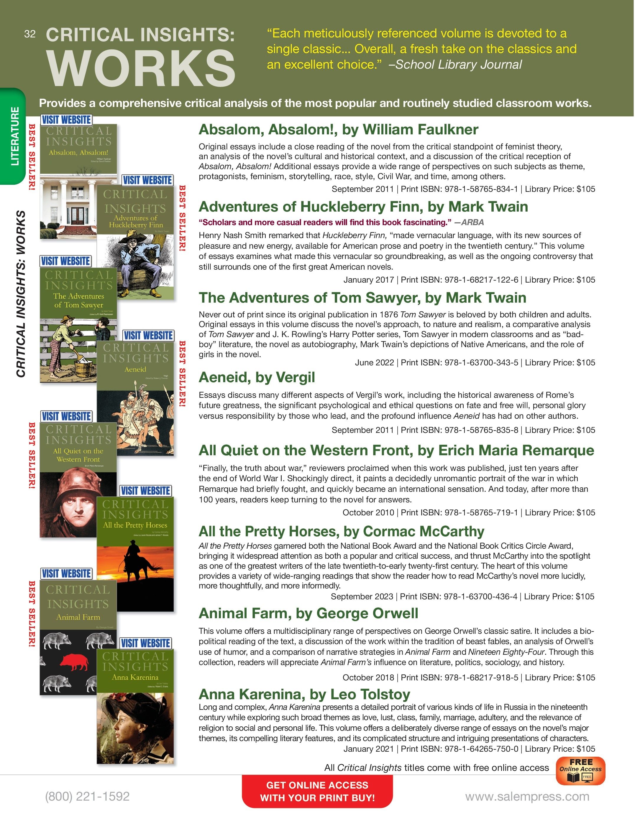 Salem Press Fall Catalog Weekly Ad January 1 - December 31, 2026