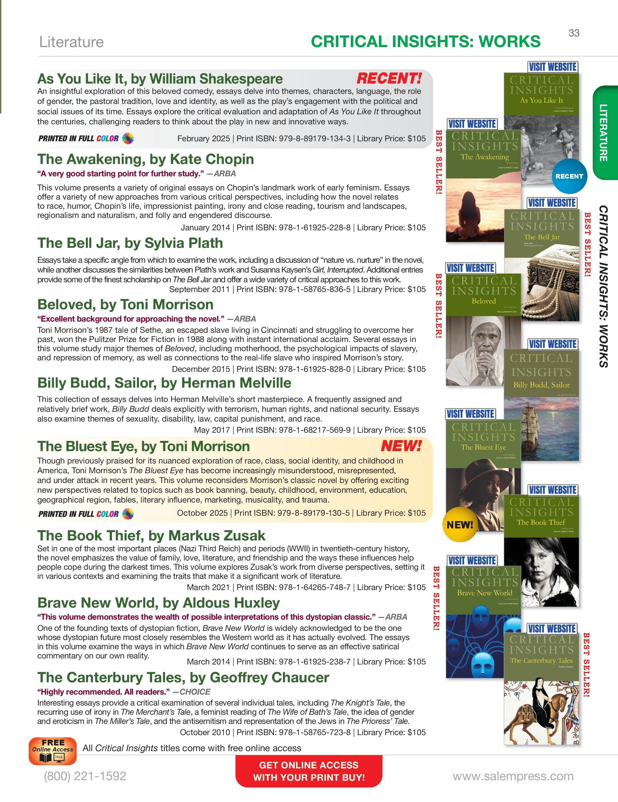 Salem Press Fall Catalog Weekly Ad January 1 - December 31, 2026