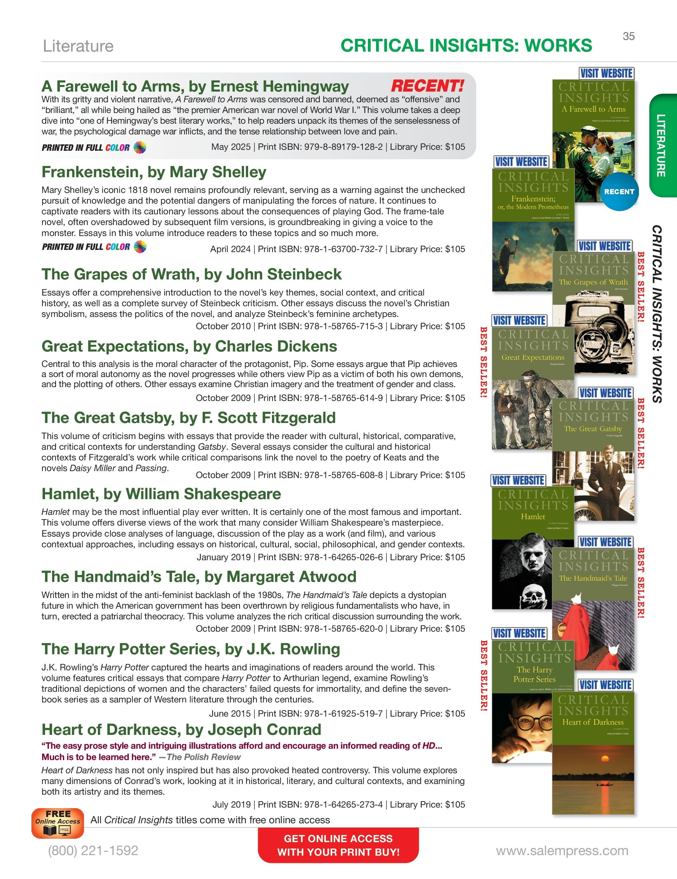 Salem Press Fall Catalog Weekly Ad January 1 - December 31, 2026