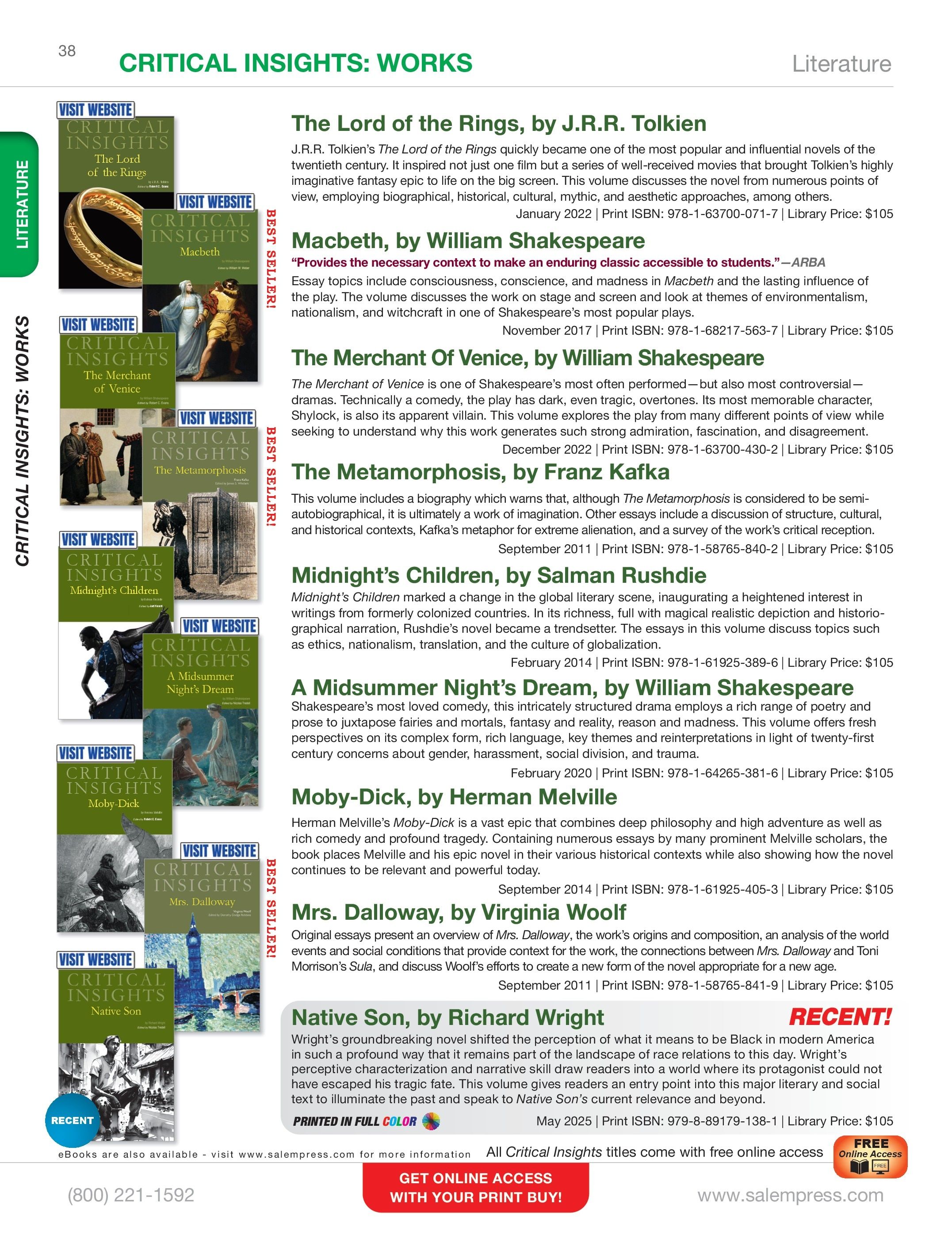 Salem Press Fall Catalog Weekly Ad January 1 - December 31, 2026