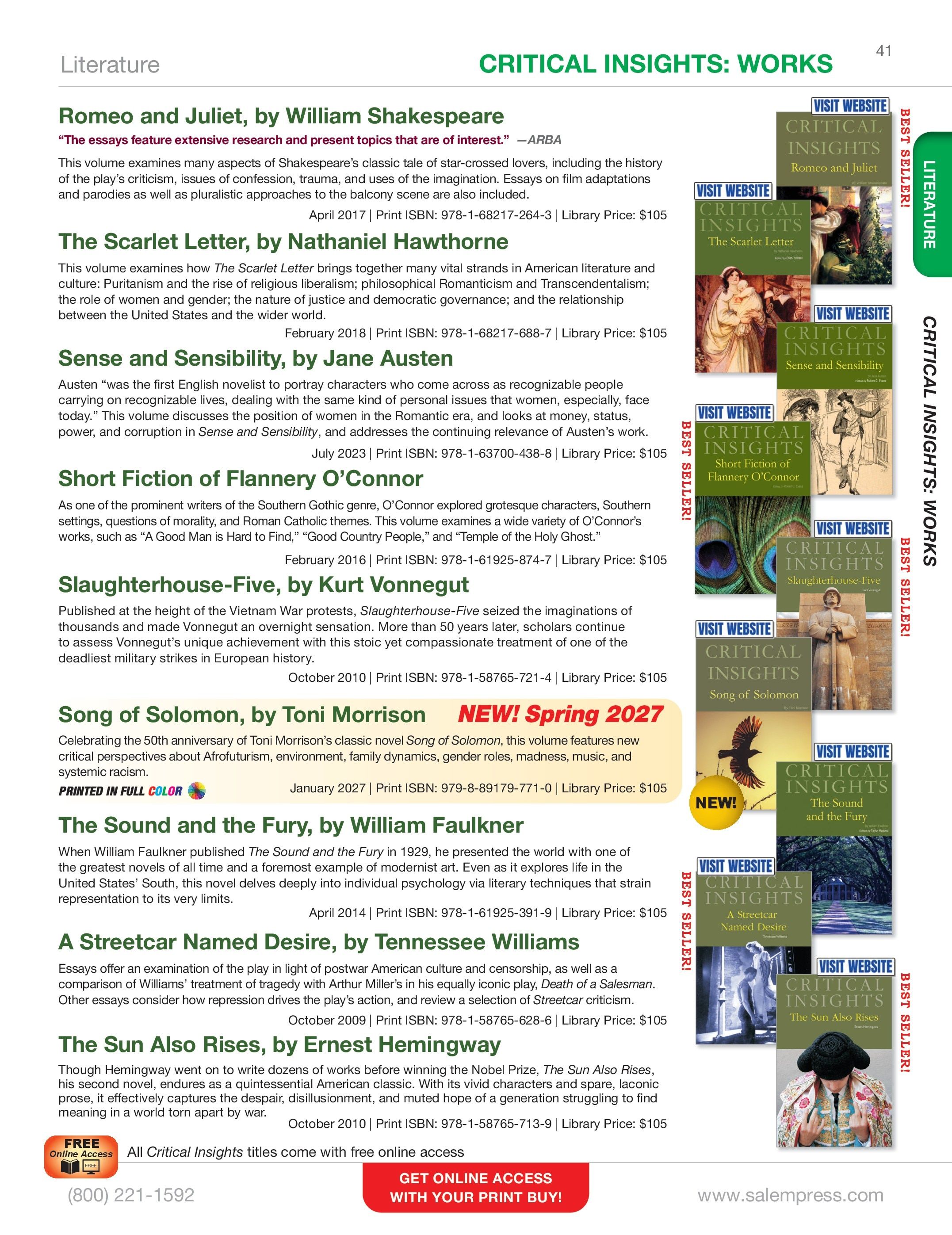 Salem Press Fall Catalog Weekly Ad January 1 - December 31, 2026