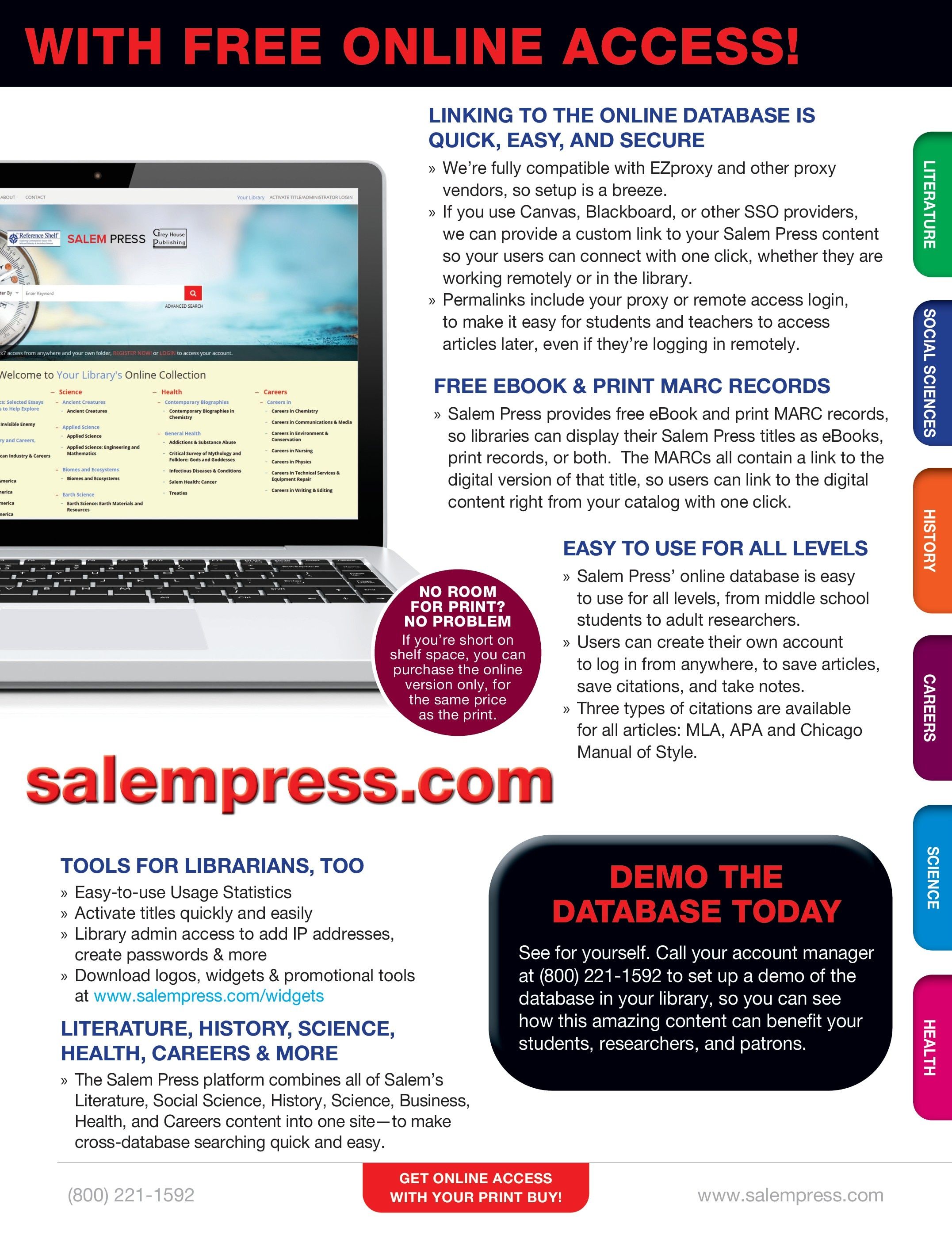 Salem Press Fall Catalog Weekly Ad January 1 - December 31, 2026