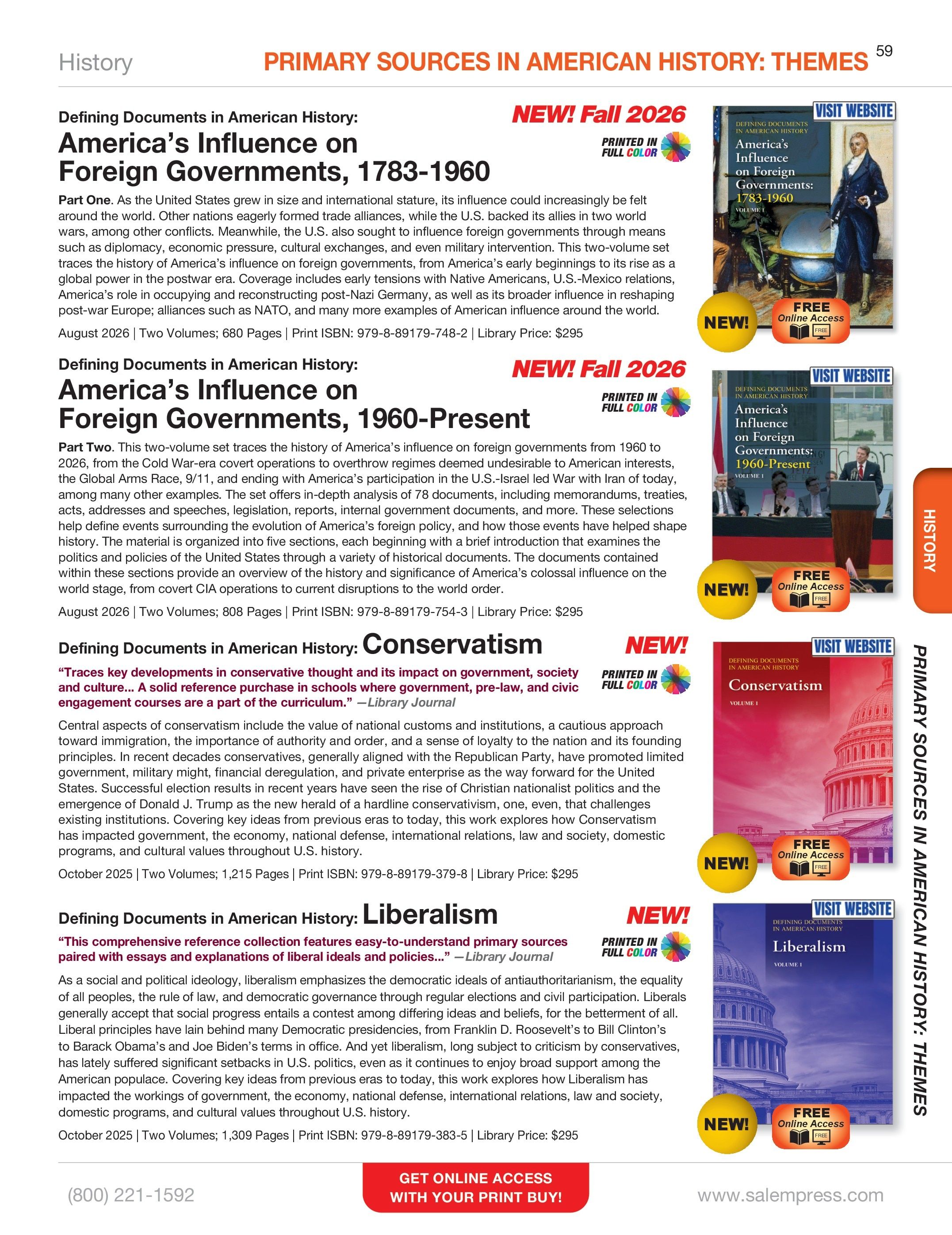 Salem Press Fall Catalog Weekly Ad January 1 - December 31, 2026
