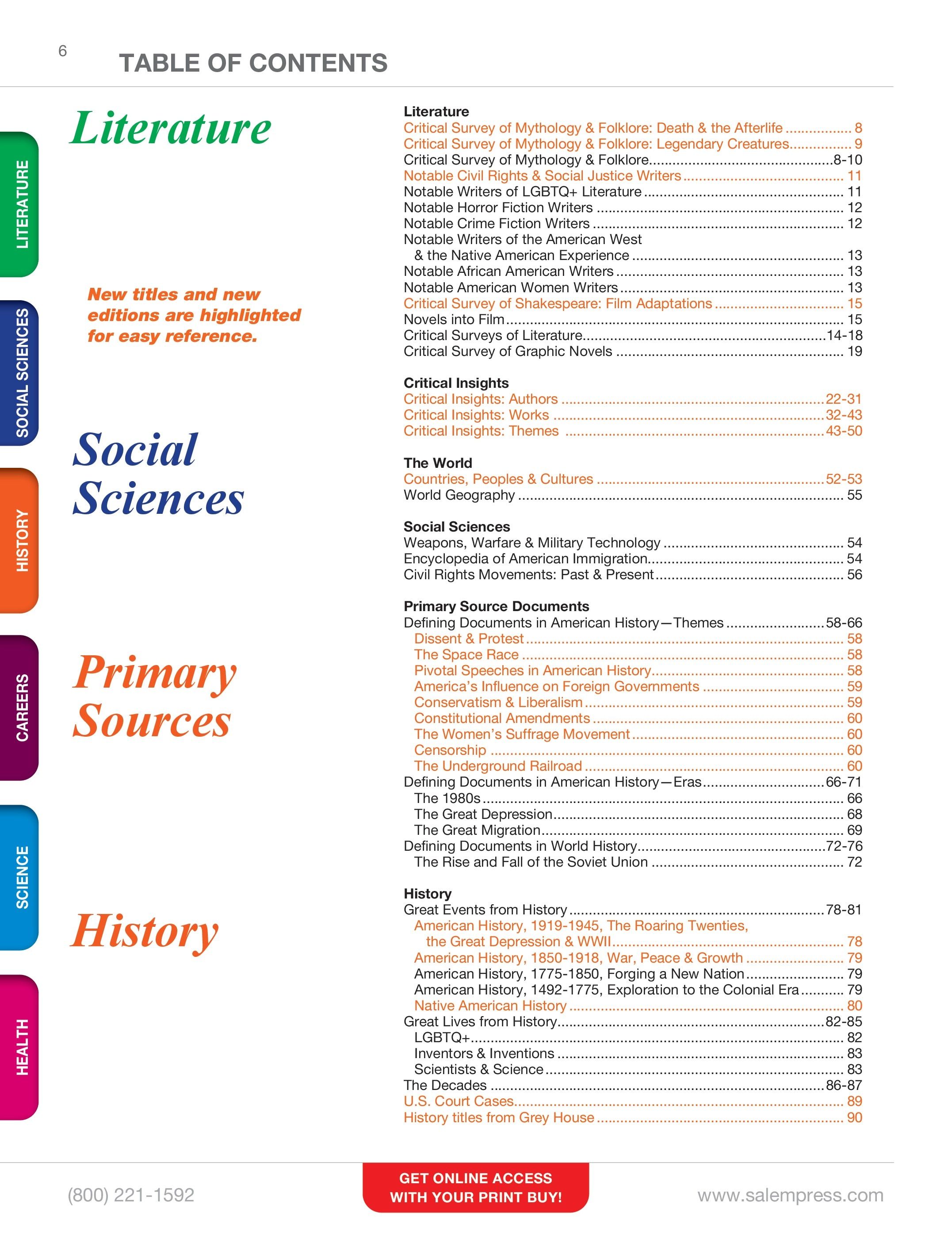 Salem Press Fall Catalog Weekly Ad January 1 - December 31, 2026