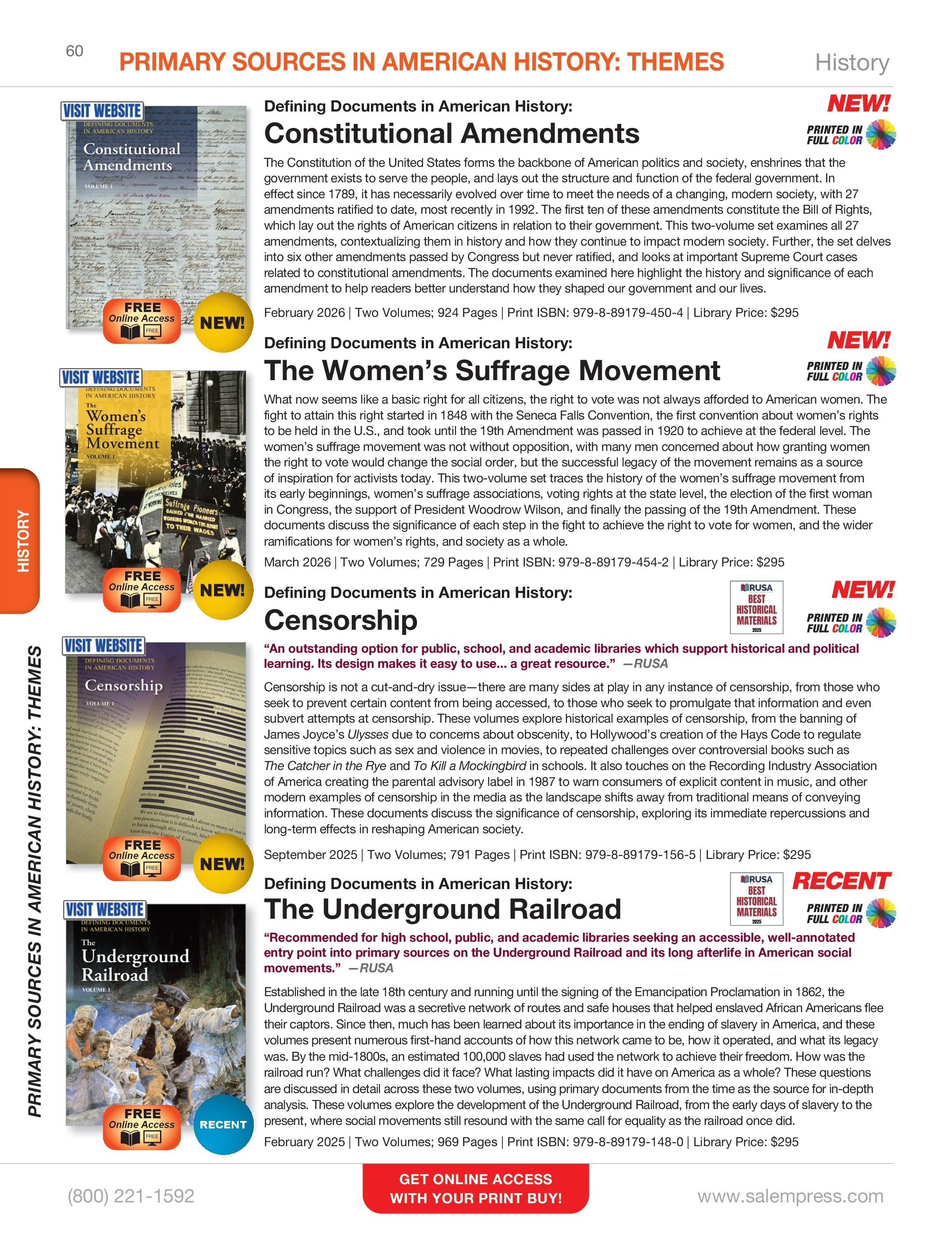 Salem Press Fall Catalog Weekly Ad January 1 - December 31, 2026
