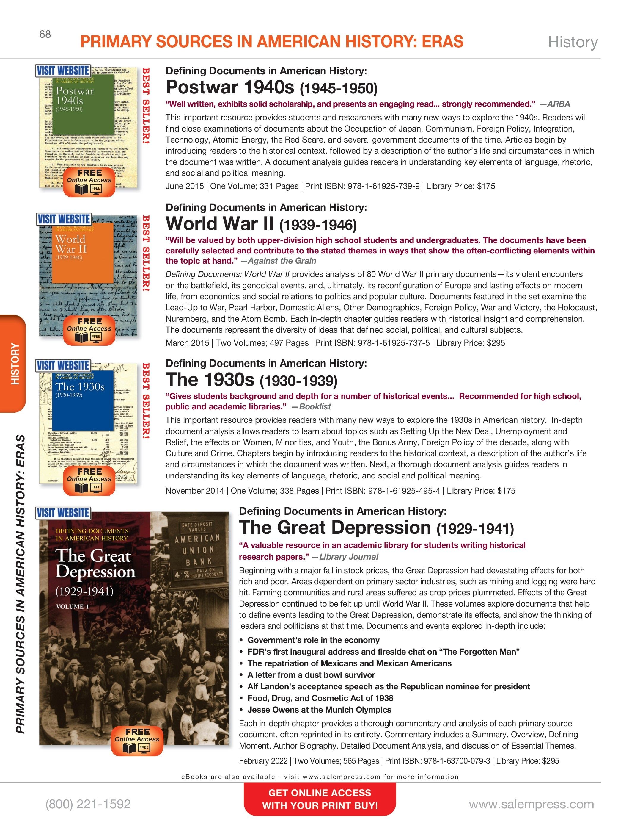 Salem Press Fall Catalog Weekly Ad January 1 - December 31, 2026