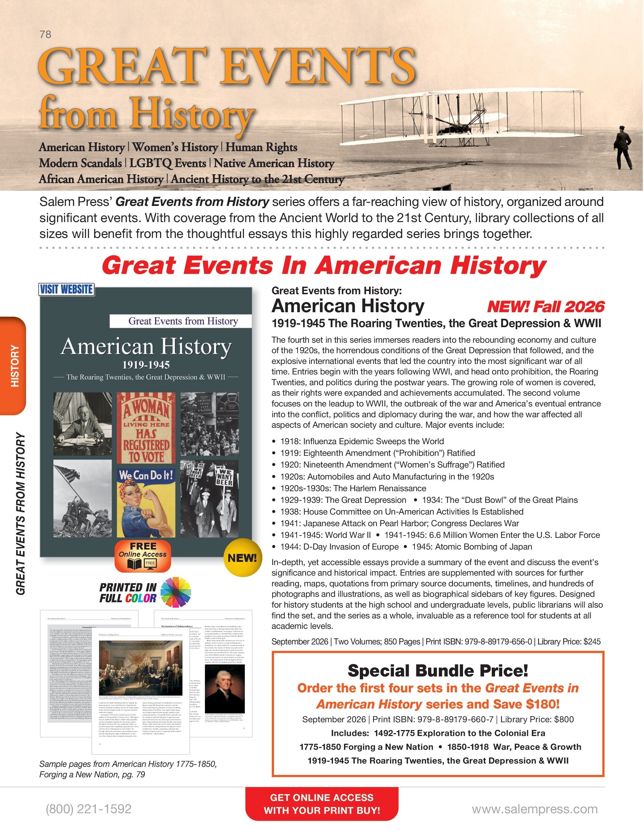 Salem Press Fall Catalog Weekly Ad January 1 - December 31, 2026