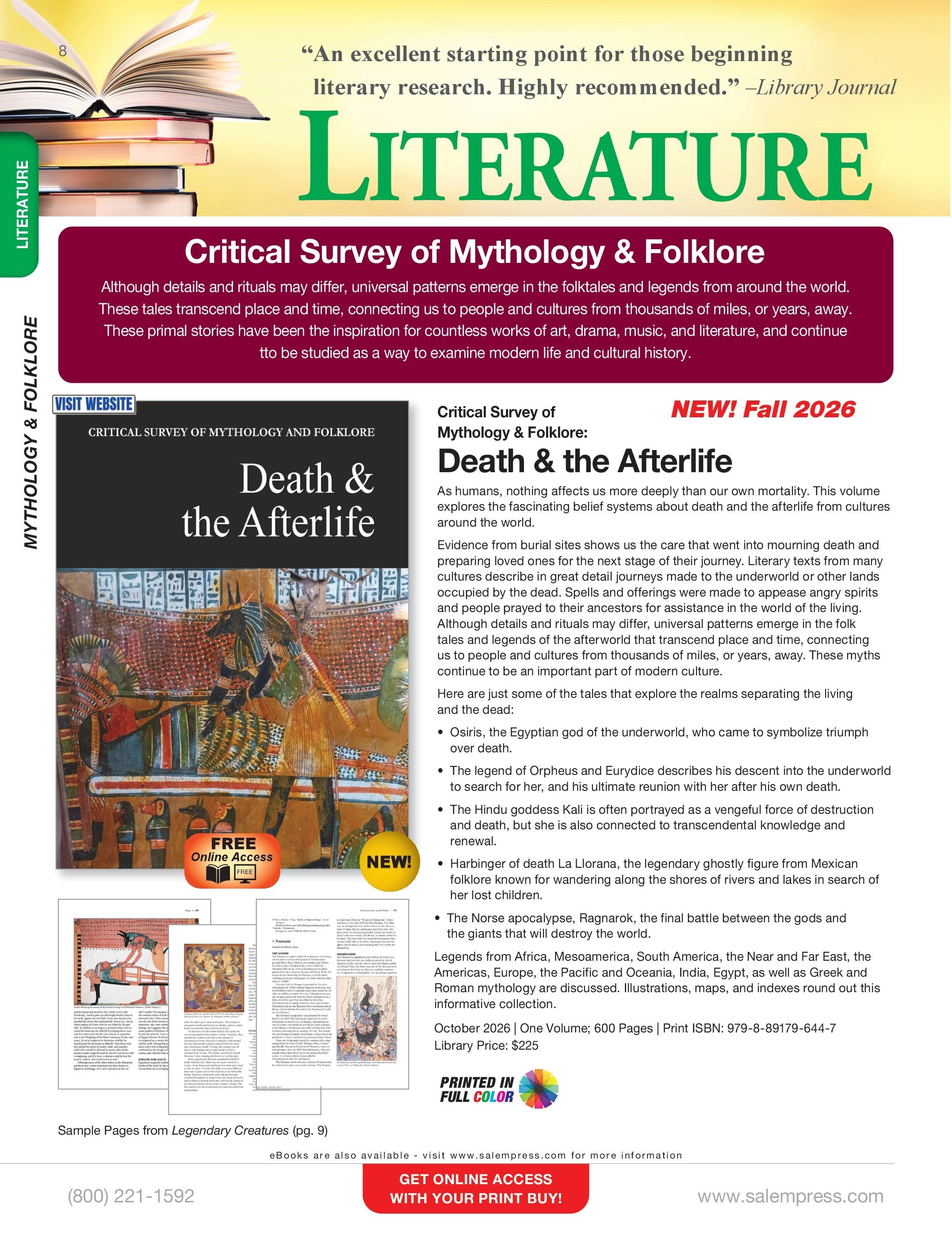 Salem Press Fall Catalog Weekly Ad January 1 - December 31, 2026