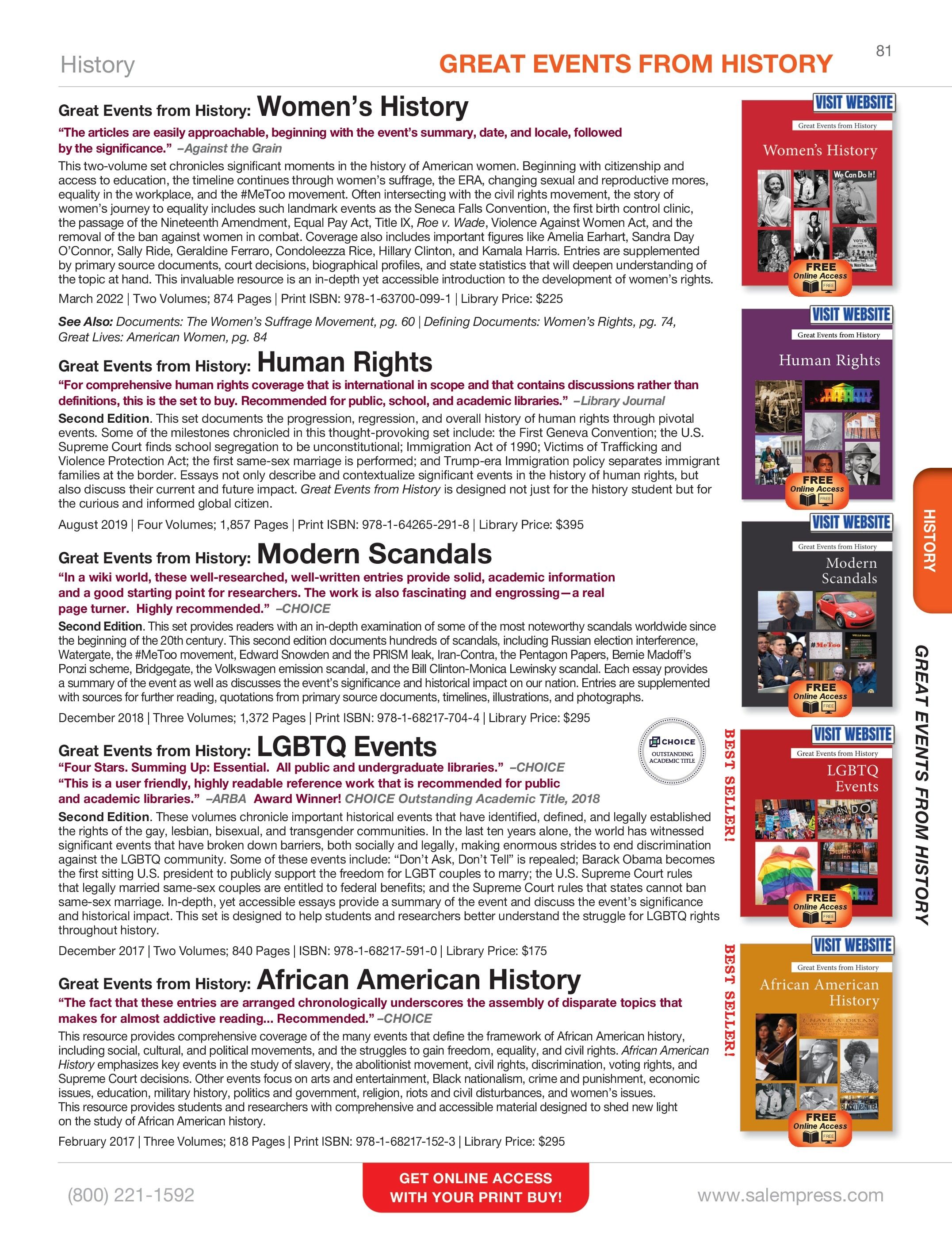 Salem Press Fall Catalog Weekly Ad January 1 - December 31, 2026
