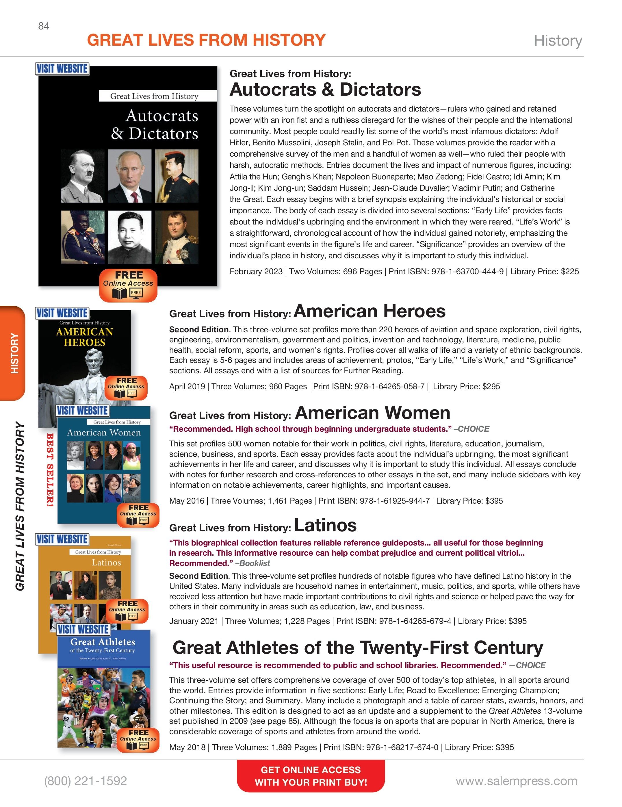 Salem Press Fall Catalog Weekly Ad January 1 - December 31, 2026