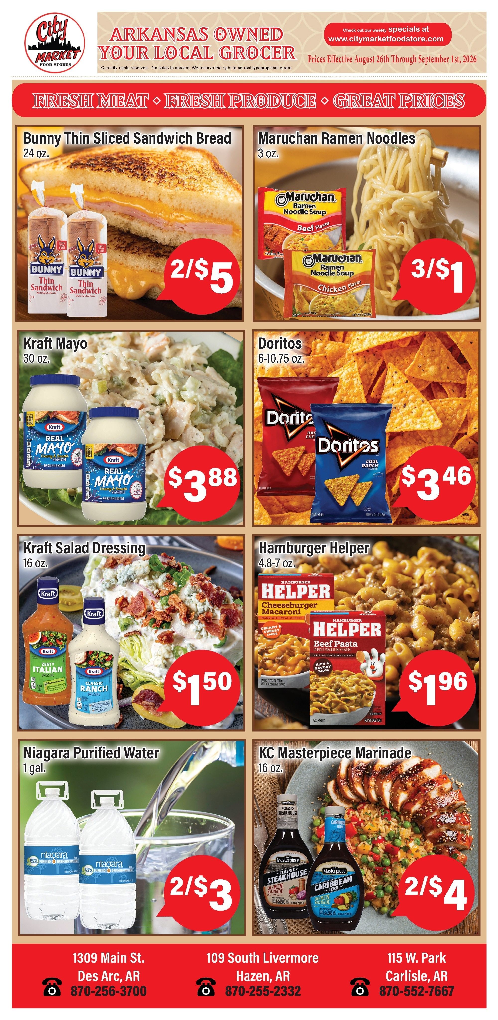 City Market Food Stores Weekly Ad August 26 - September 1, 2026