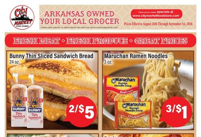 City Market Food Stores Weekly Ad August 26 - September 1, 2026