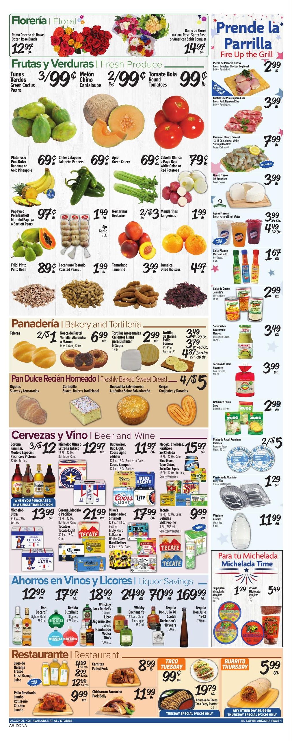 El Super (Apache Junction Area, AZ) Weekly Ad September 2 - 8, 2026