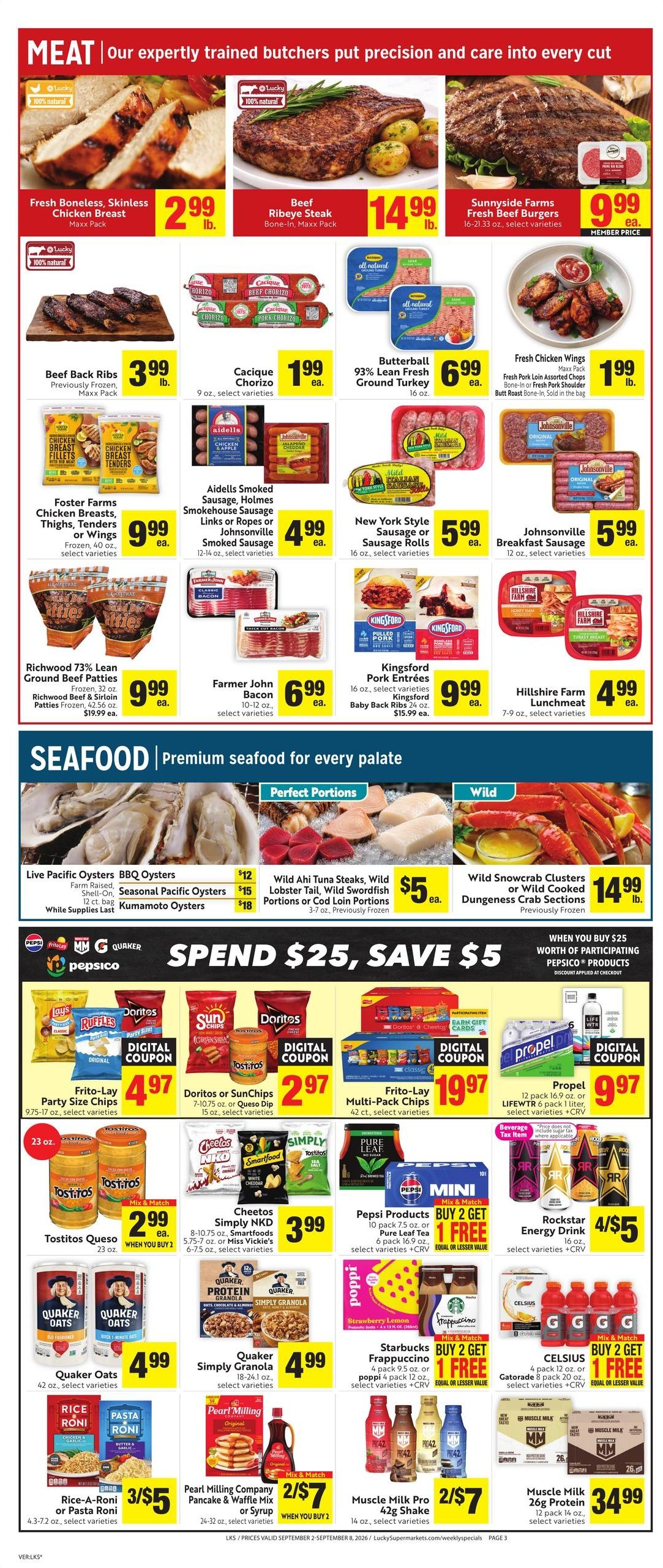 Lucky Supermarkets (Oakland-San Francisco Area, CA) Weekly Ad September 2 - 8, 2026