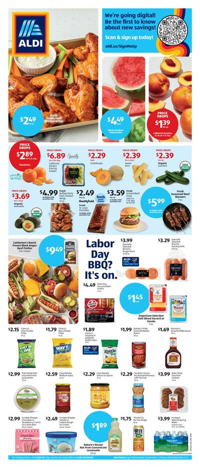 ALDI (Anderson Area, IN) Weekly Ad September 2 - 8, 2026