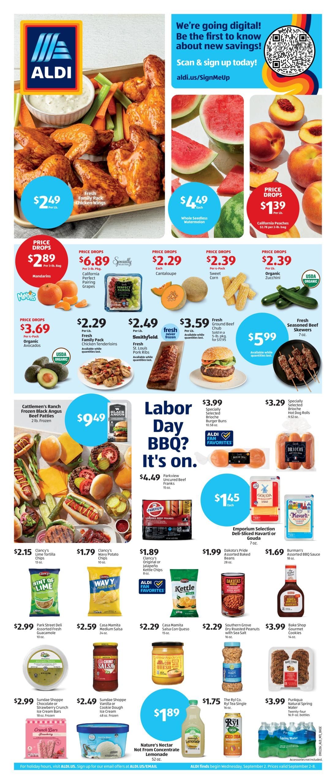 ALDI (Birmingham Area, AL) Weekly Ad September 2 - 8, 2026
